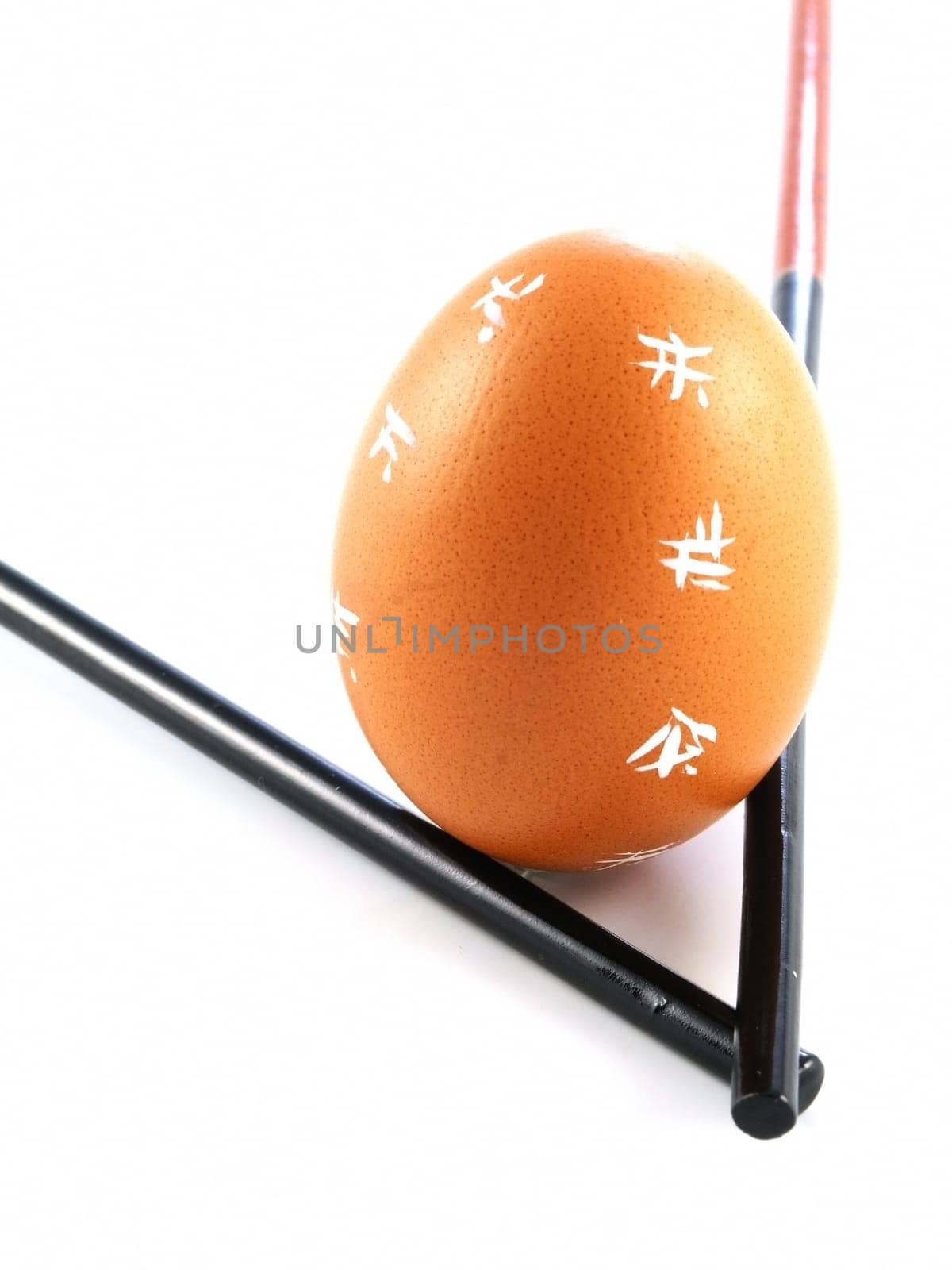 Easter Eggs isolated on a white background
