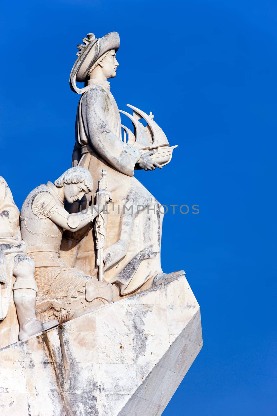 part of the Padrao dos Descobrimentos, monument in Lisbon
