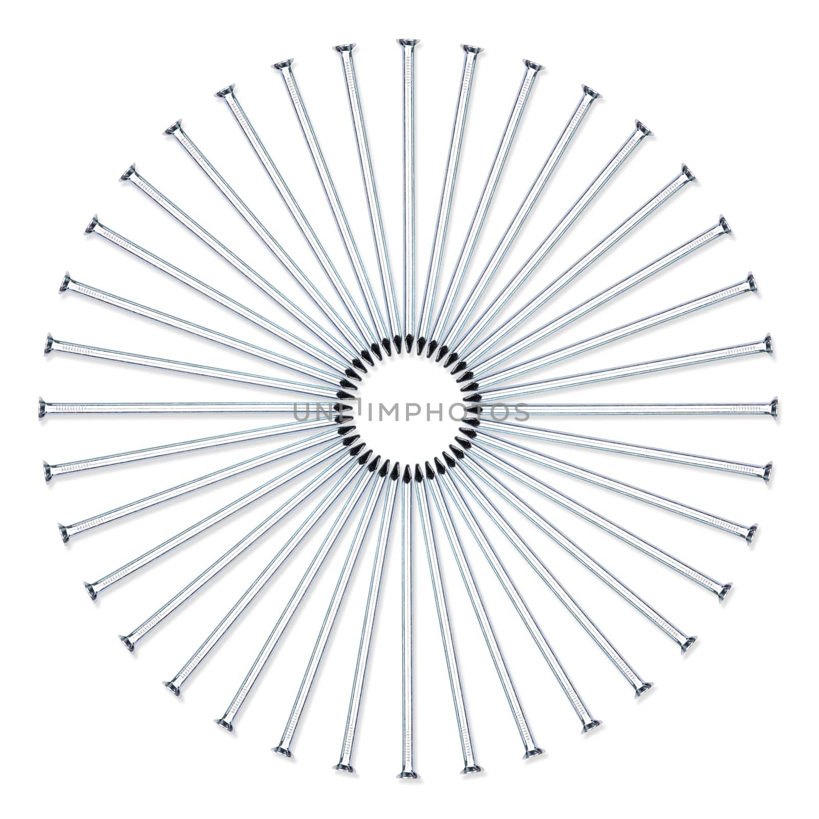 A circle of nails