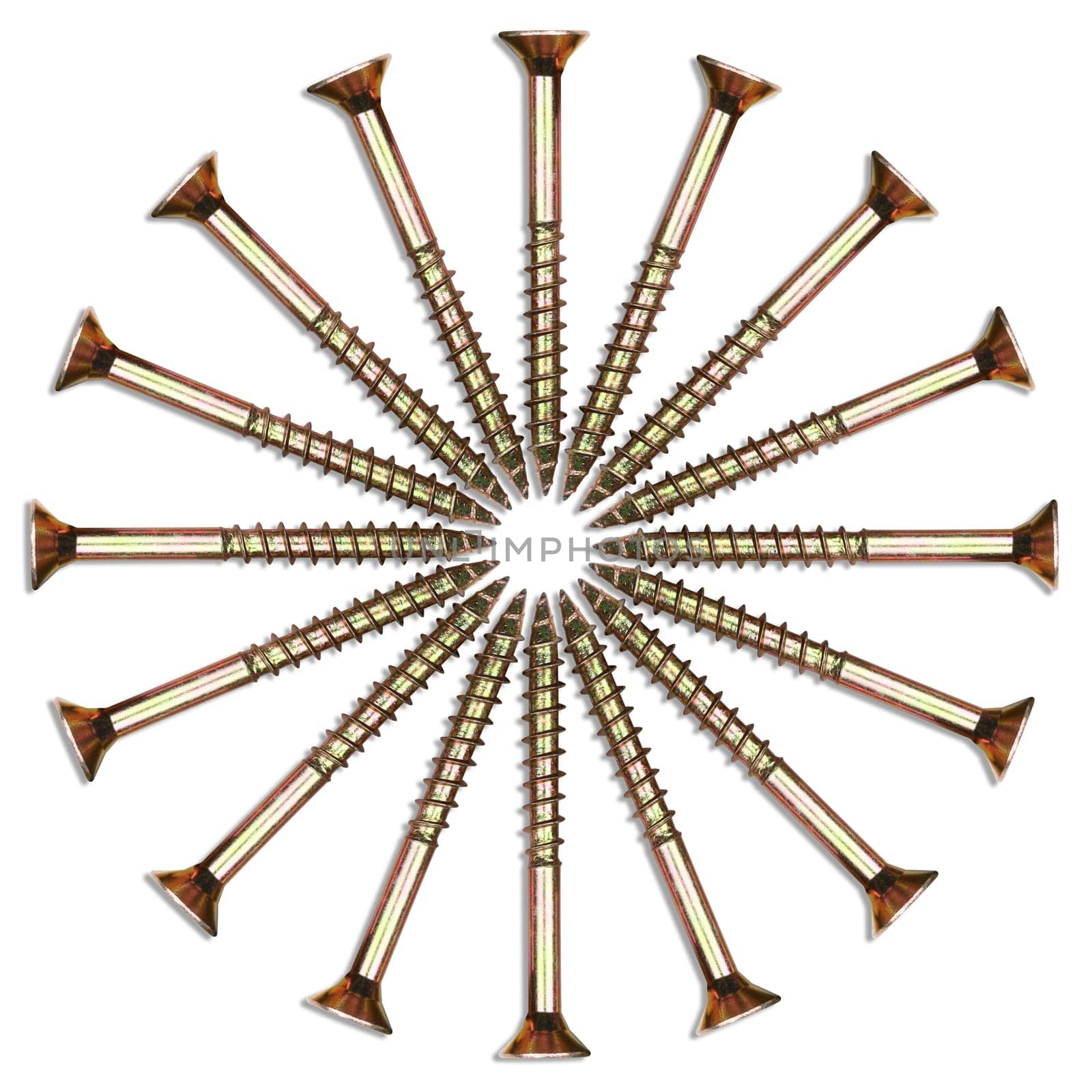 A circle of screws