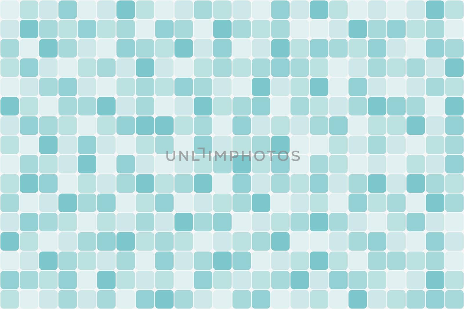 Blue Mosaic Background - Rounded Corners