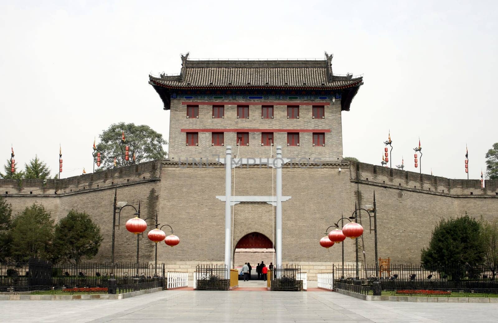 Xian Old Town,Drawbridge and City Wall
