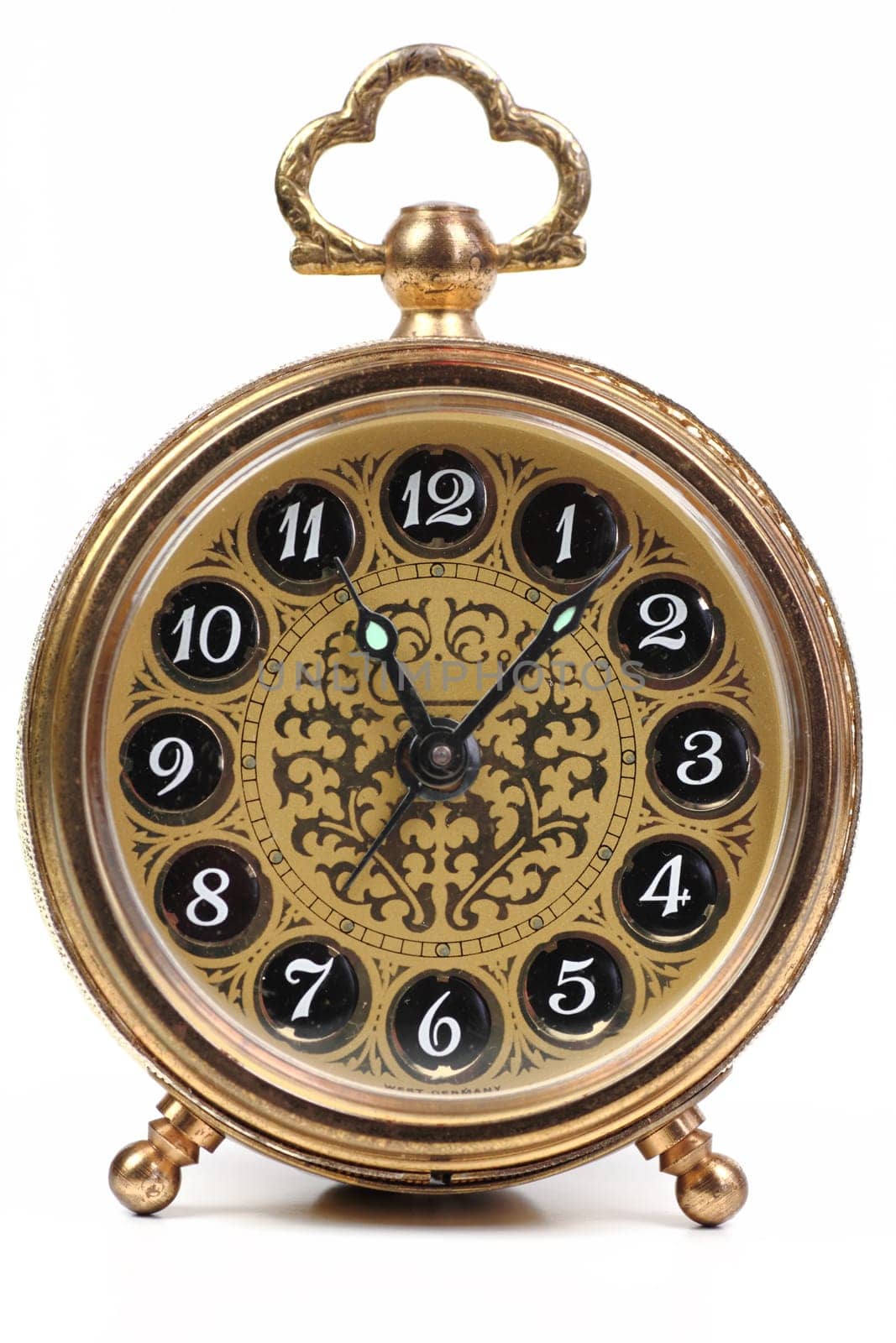 Ancient Ornate Alarm Clock / Pocket Watch