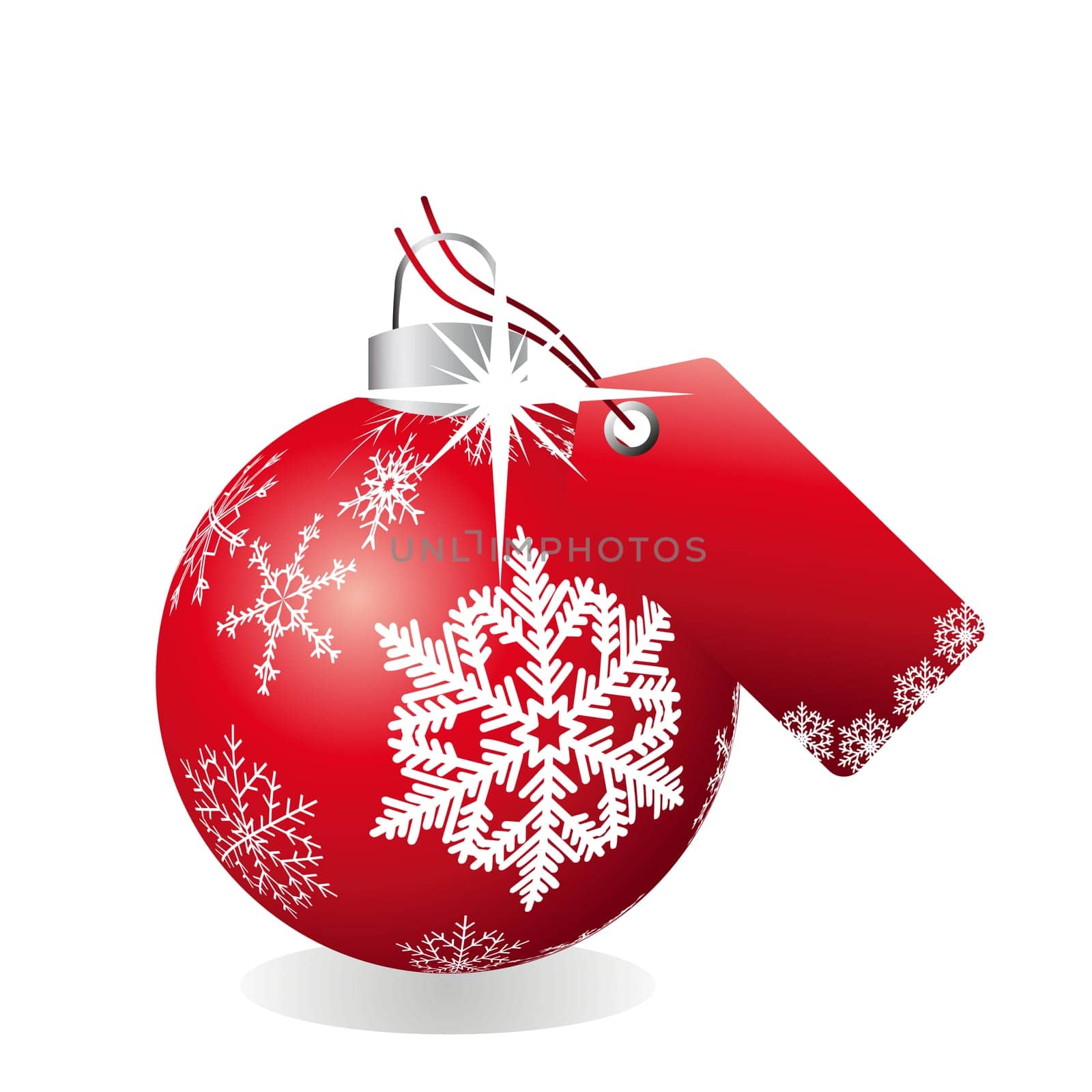 Christmas ball with pendant