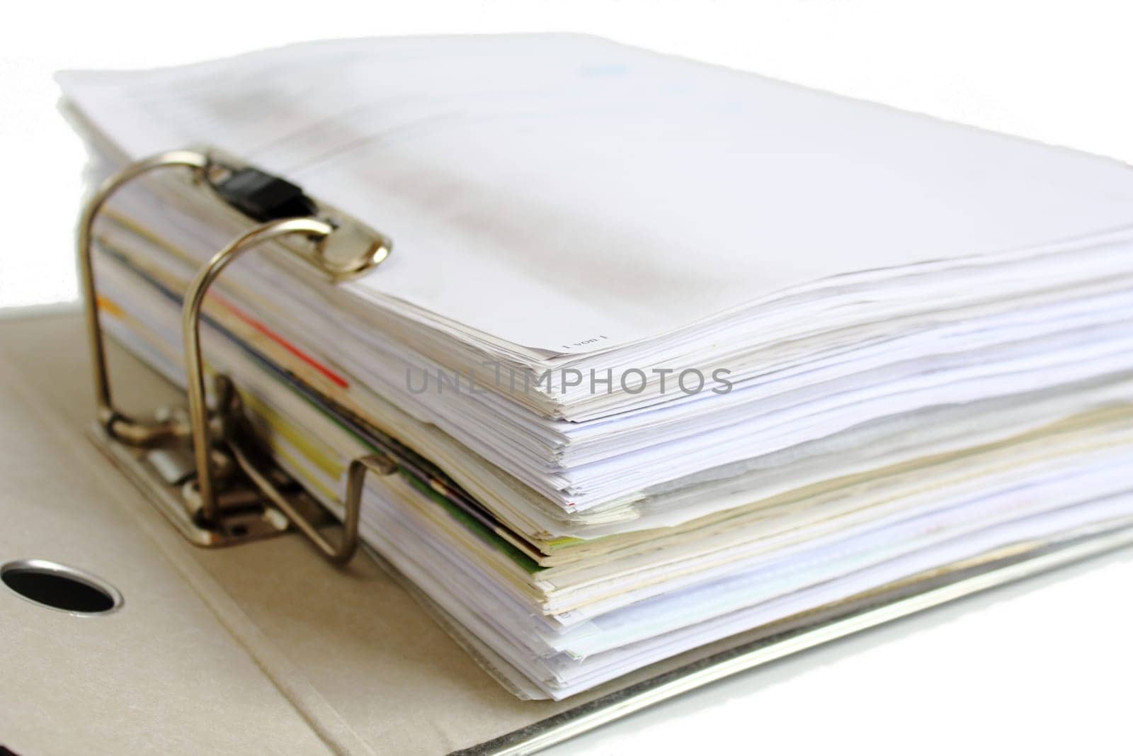 overflowing file folder