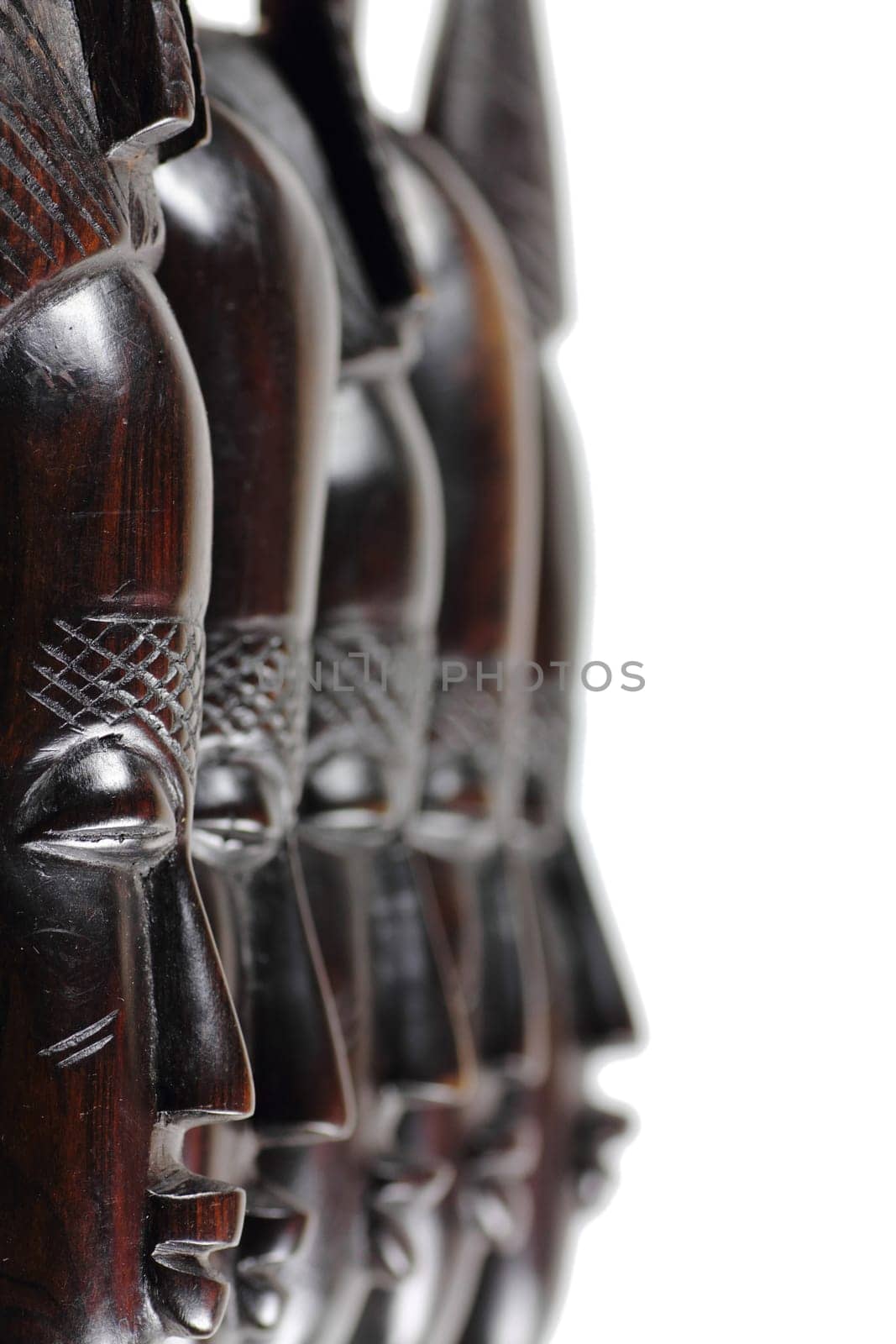 5 African Wood Masks