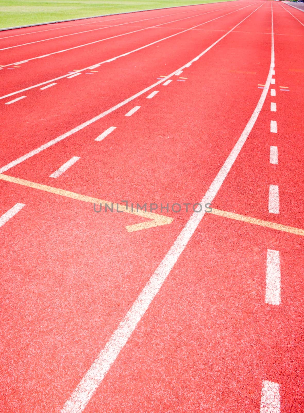 running track for race, for concept or background.