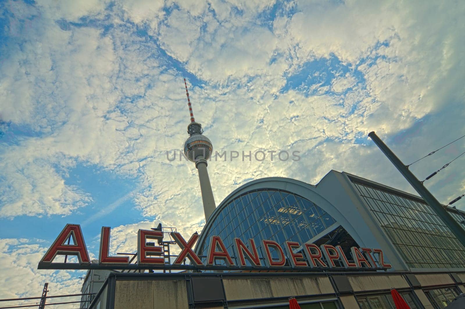 Alexanderplatz S-Bahn station as HDR shot