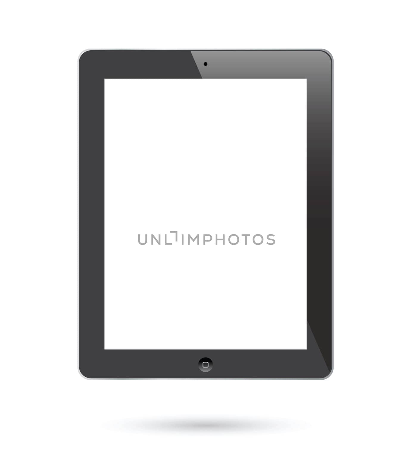 illustration of ipad 2. Realistic looking.