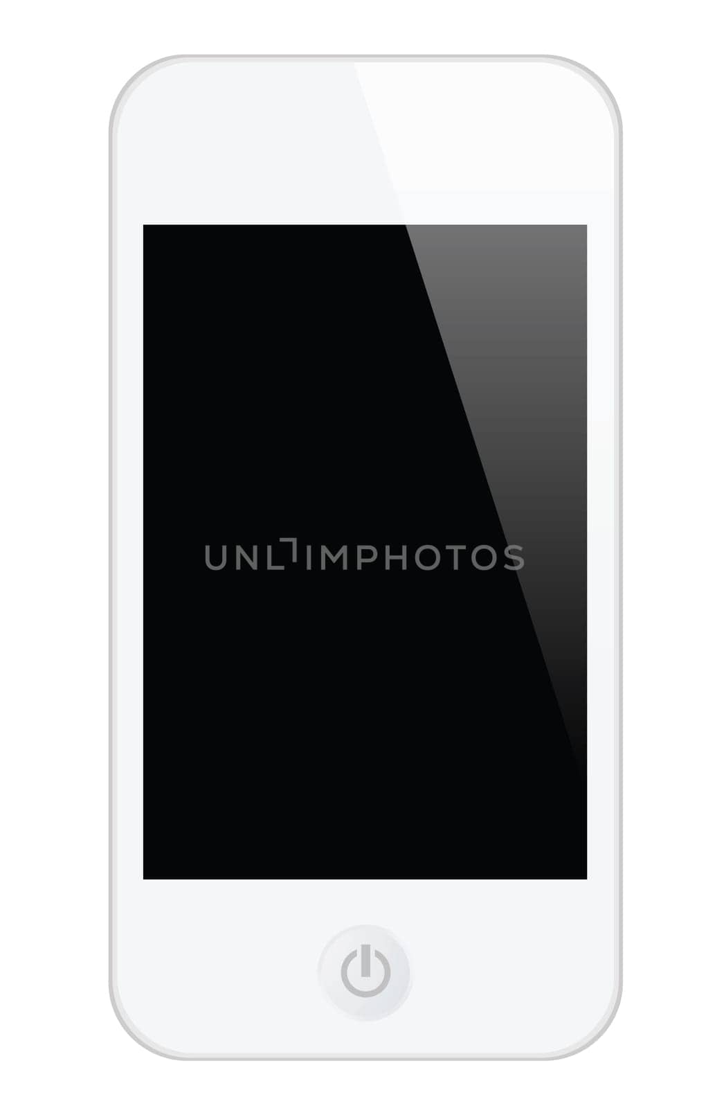 smartphone illustrations, replace with own image or message.