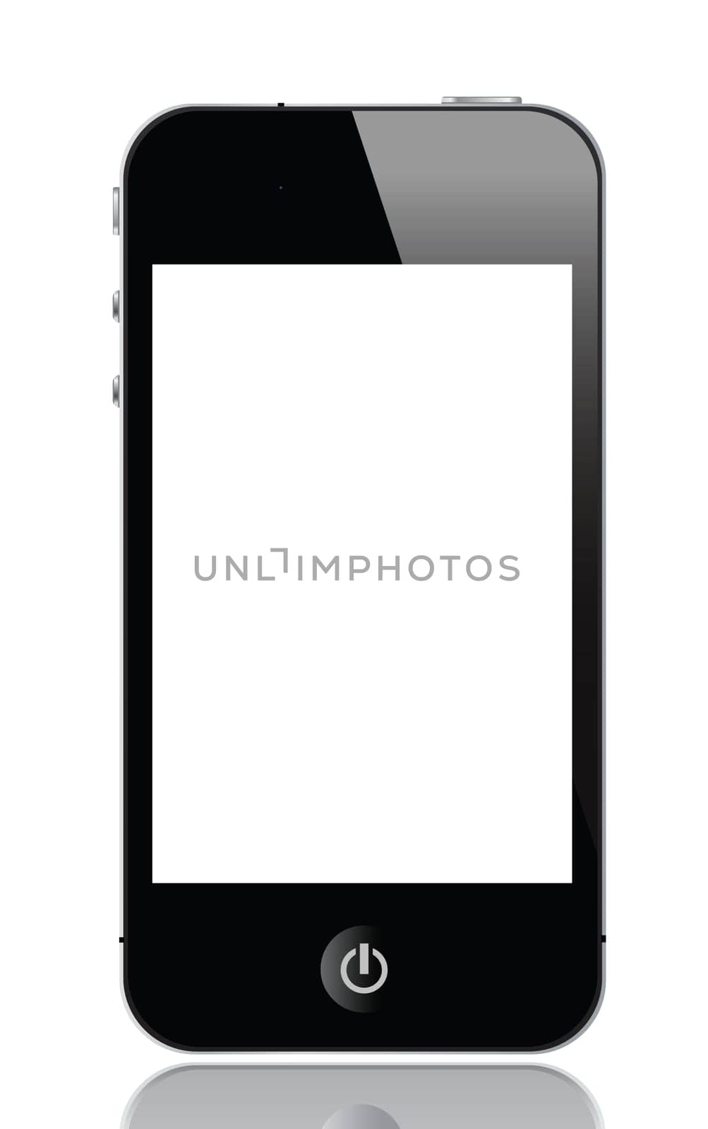 illustration of smartphone, vector format.