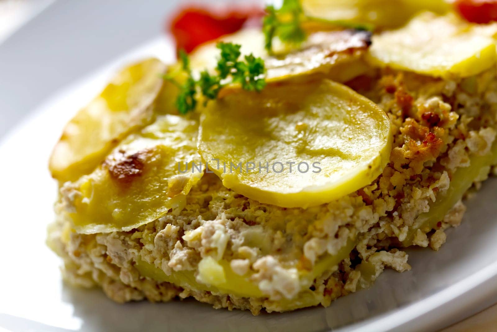 Casserole with minced meat