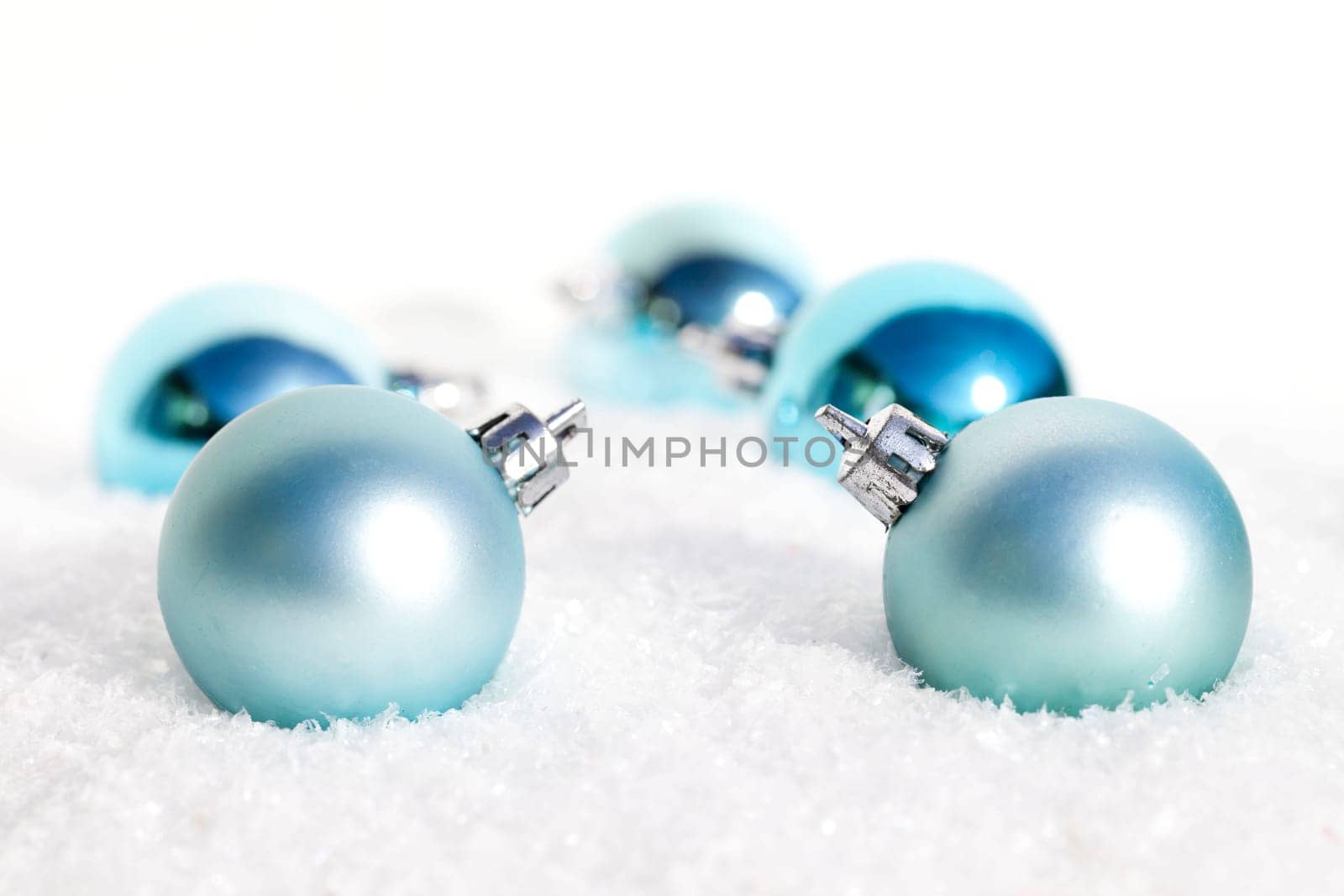 Modern Christmas baubles