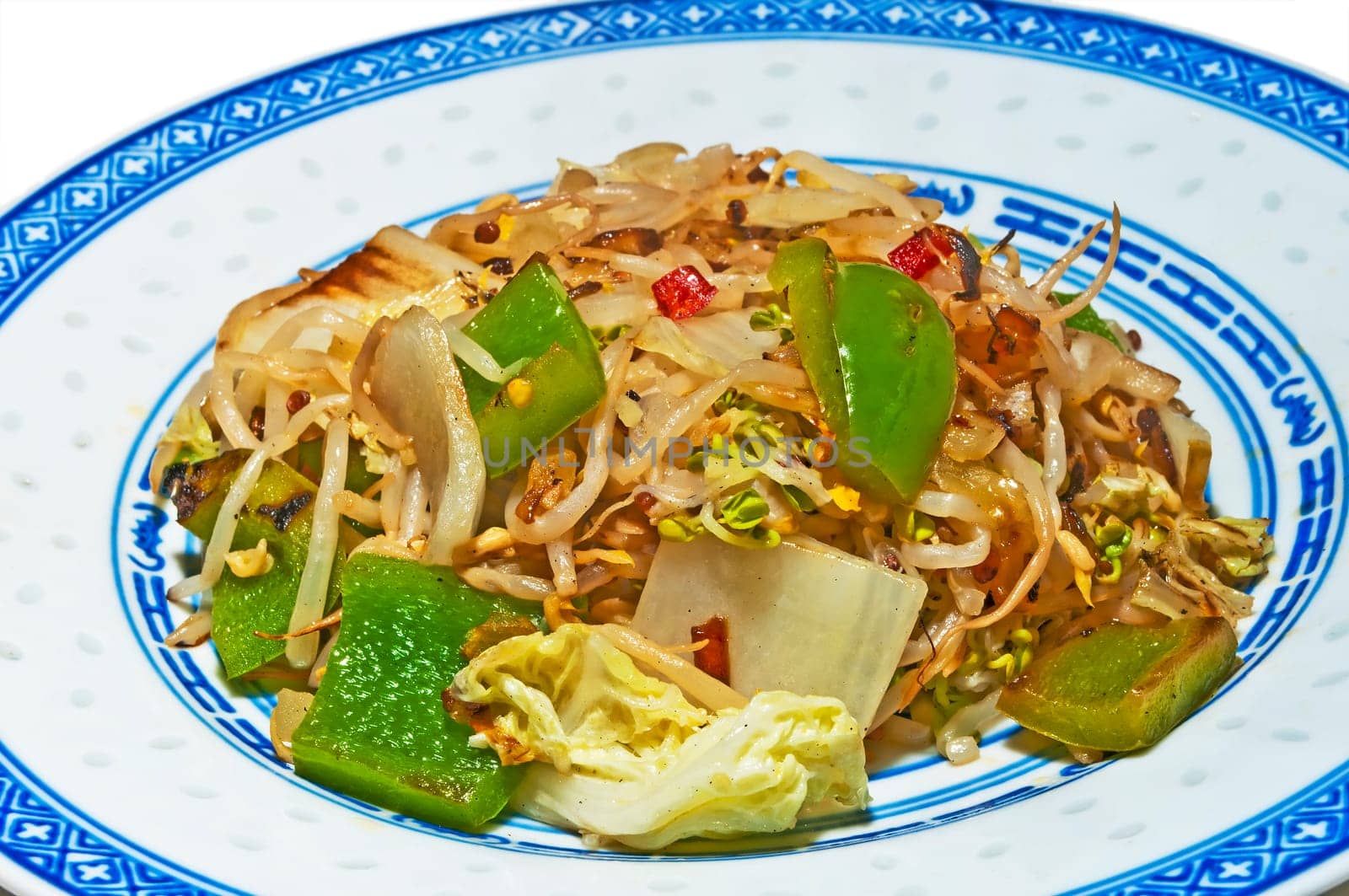 Chinese dish with vegetables