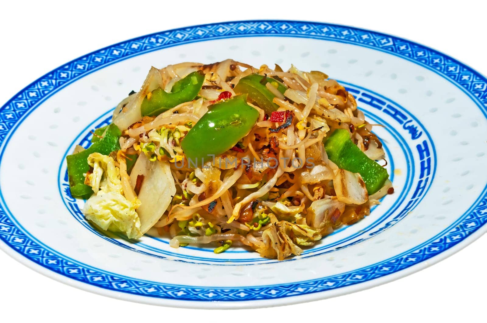Chinese dish with vegetables