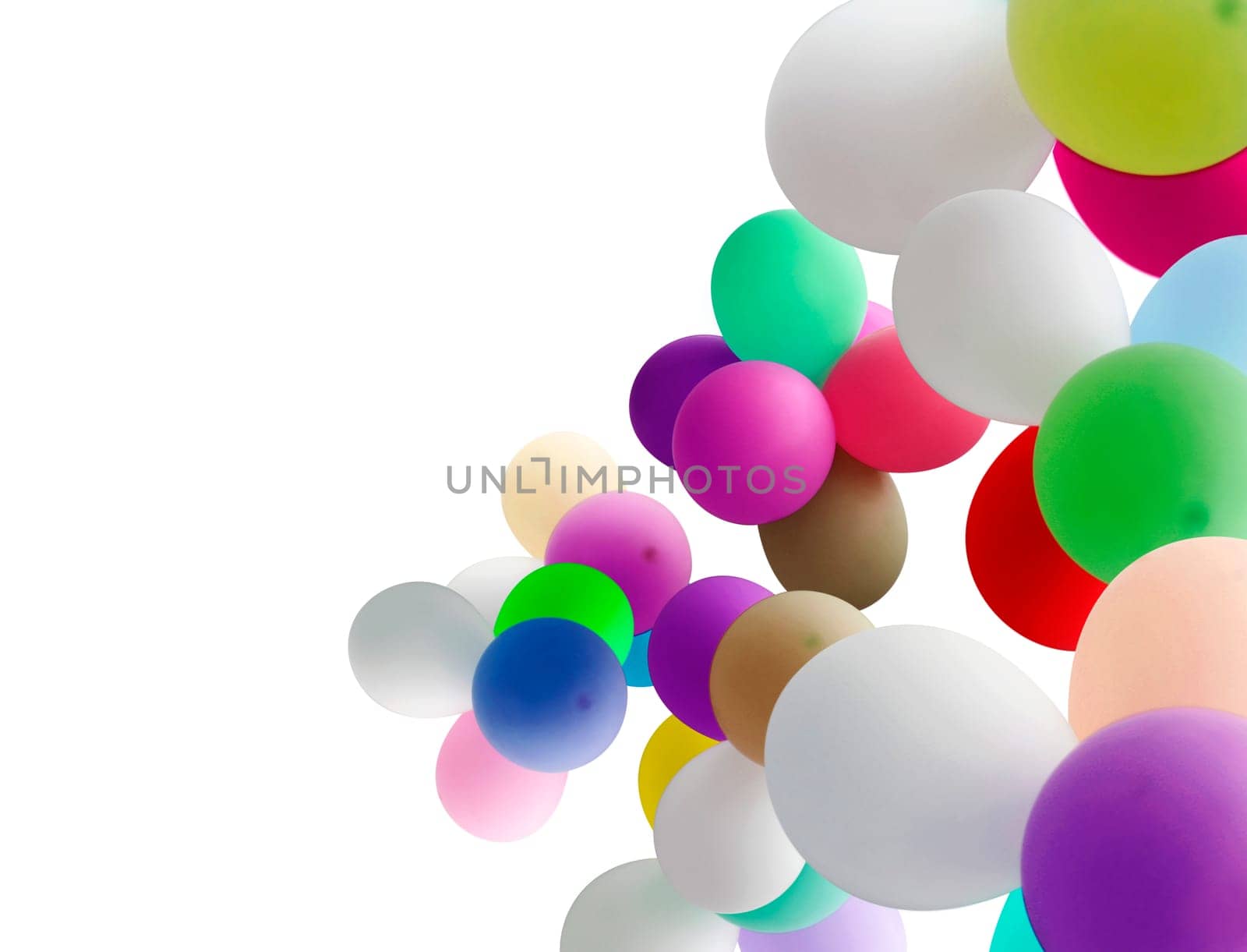 Colorful Balloons Isolated