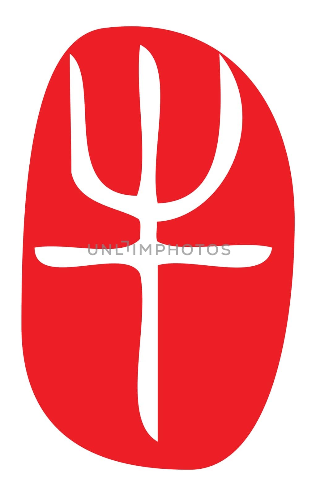 chinese zodiac in seal script, ancient way of calligraphy, year of the ox.