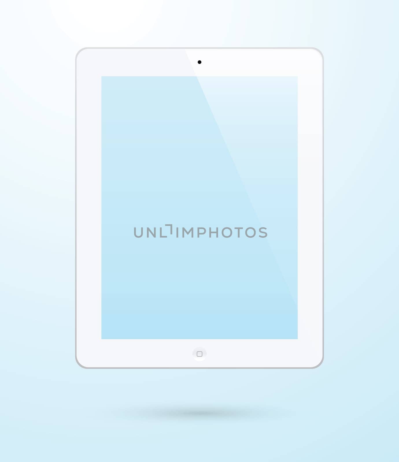 illustration of ipad 2. Realistic looking.
