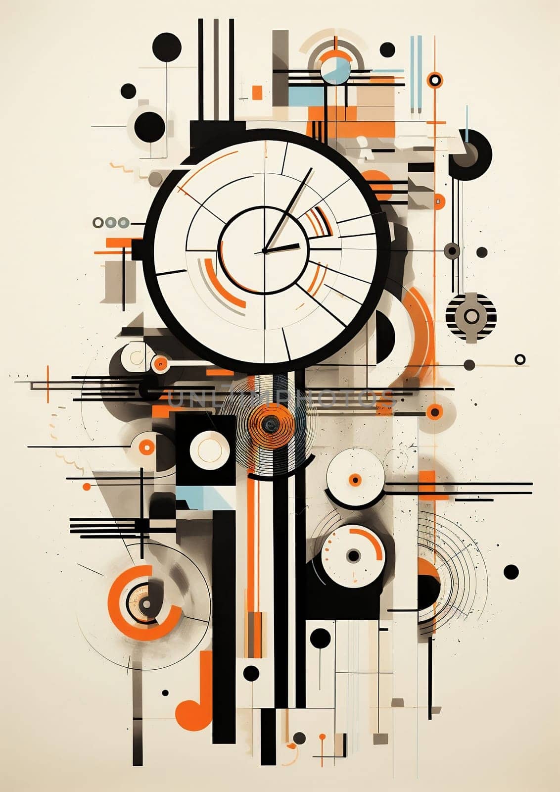 Background mechanical gear design circle modern pattern concept abstract technology vintage clock metal backdrop texture machine watch time hour illustration retro art