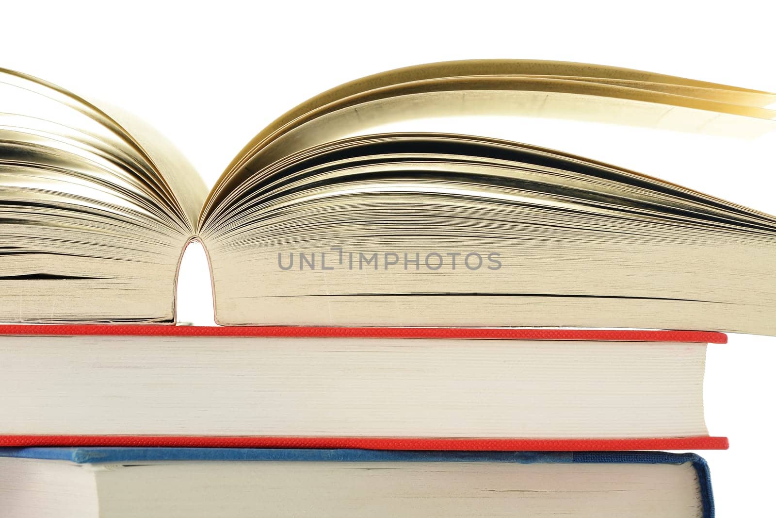 Composition with books on the table