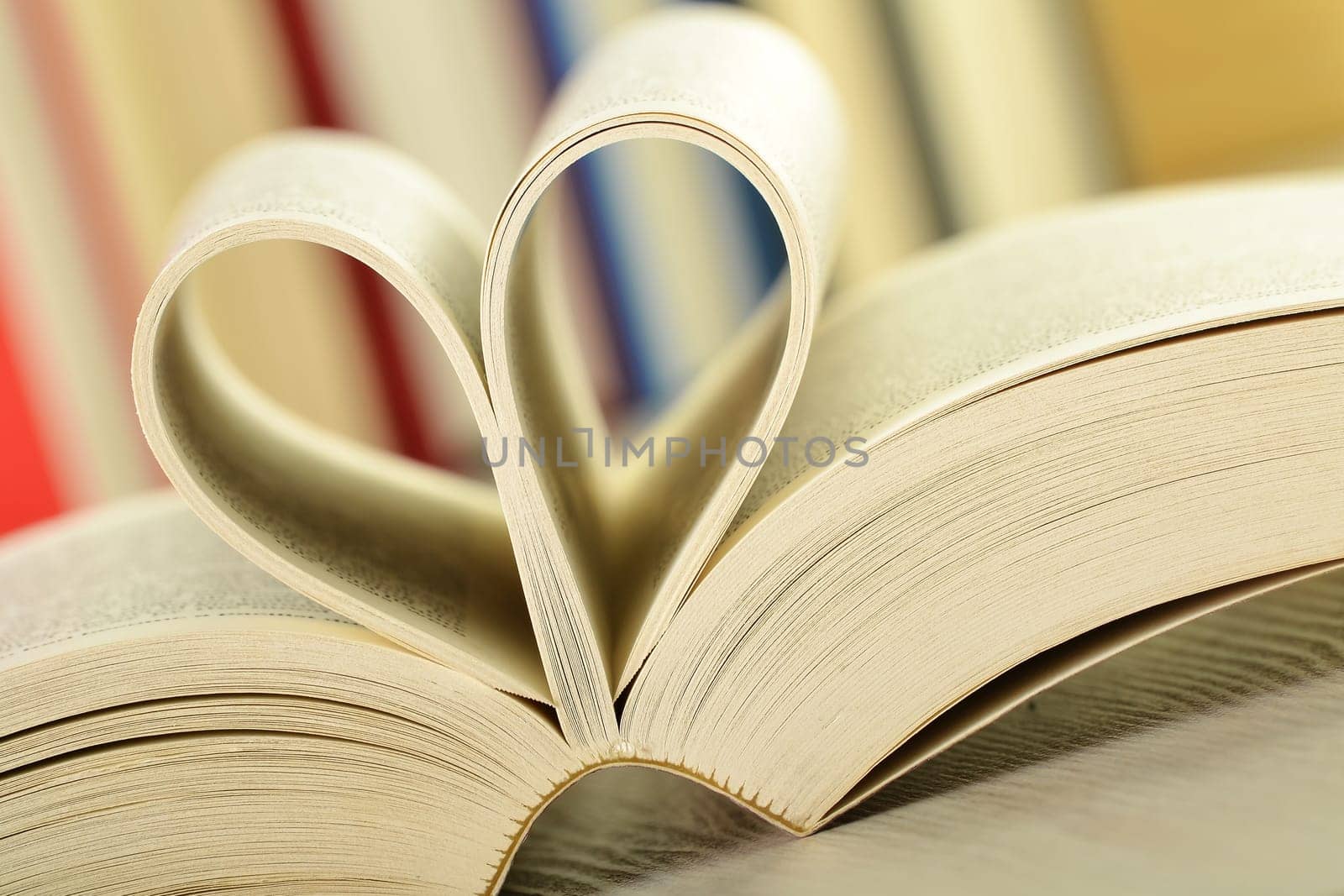 Composition with books on the table