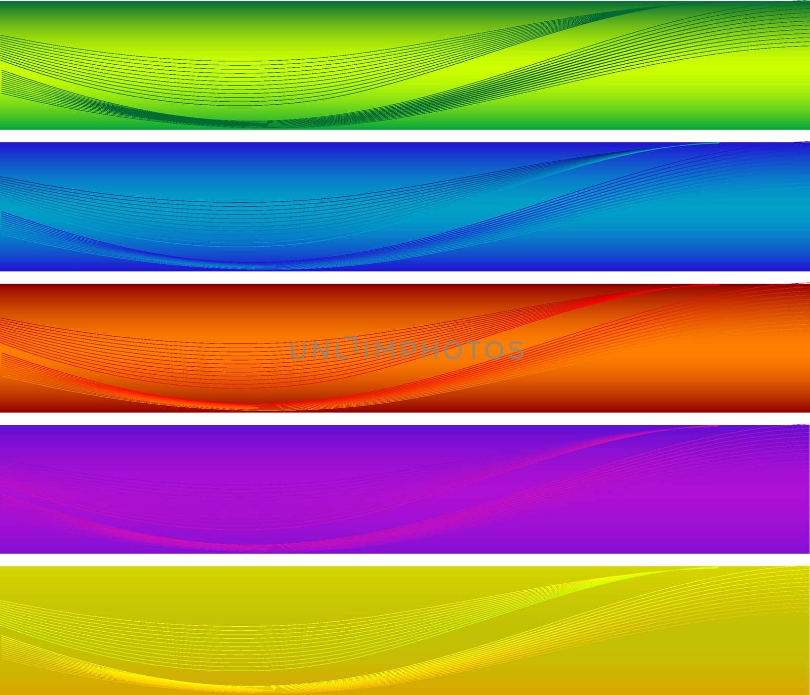 Abstract vector colorful banners