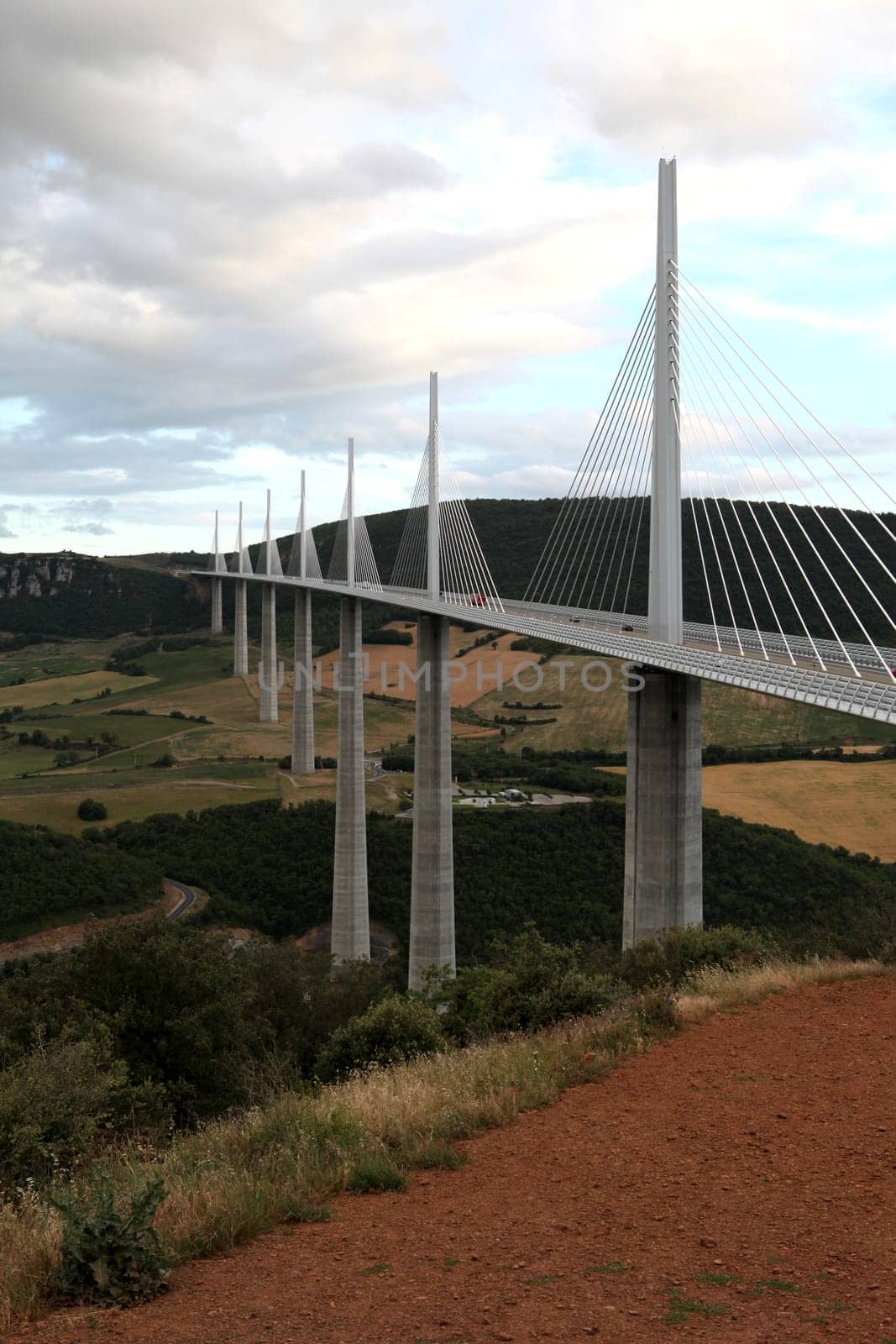 The Millau Viaduct, Aveyron Departement, France