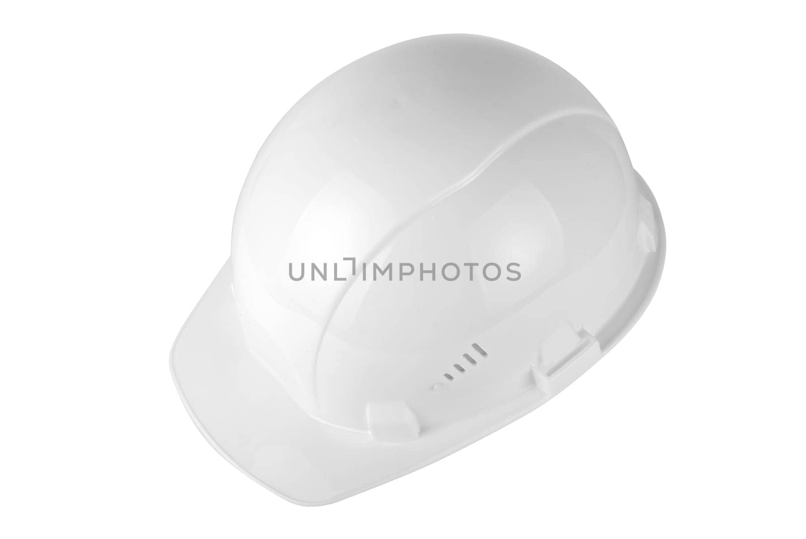 White helmet isolated on a white background