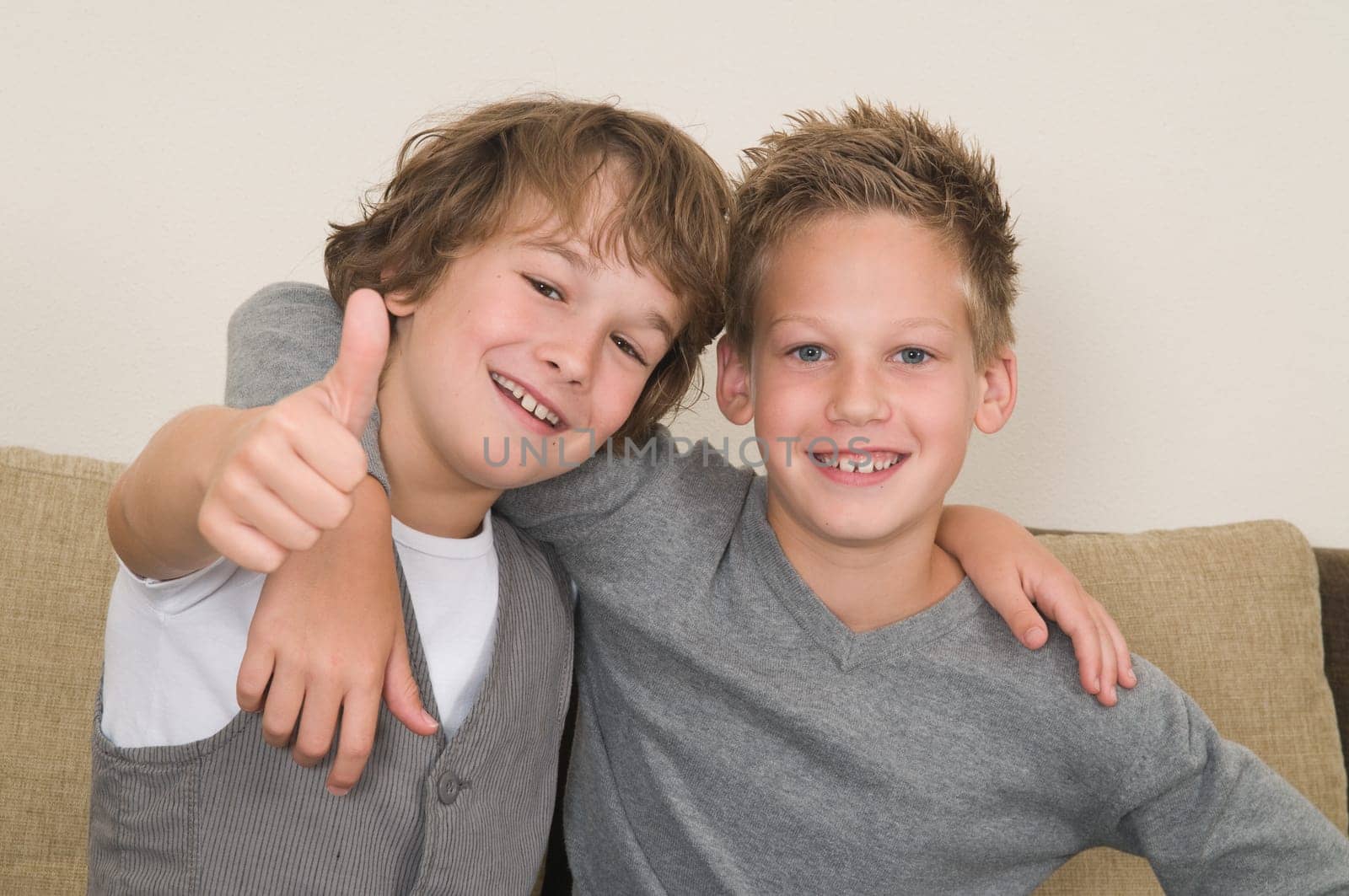 These two boys are best friends. Friends for life!
