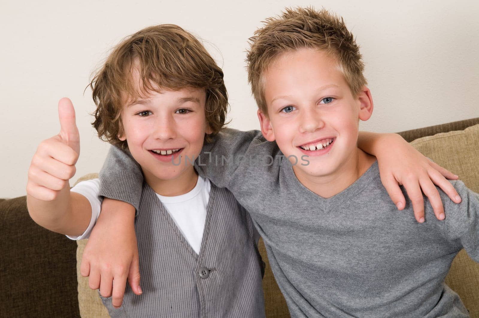 These two boys are best friends. Friends for life!