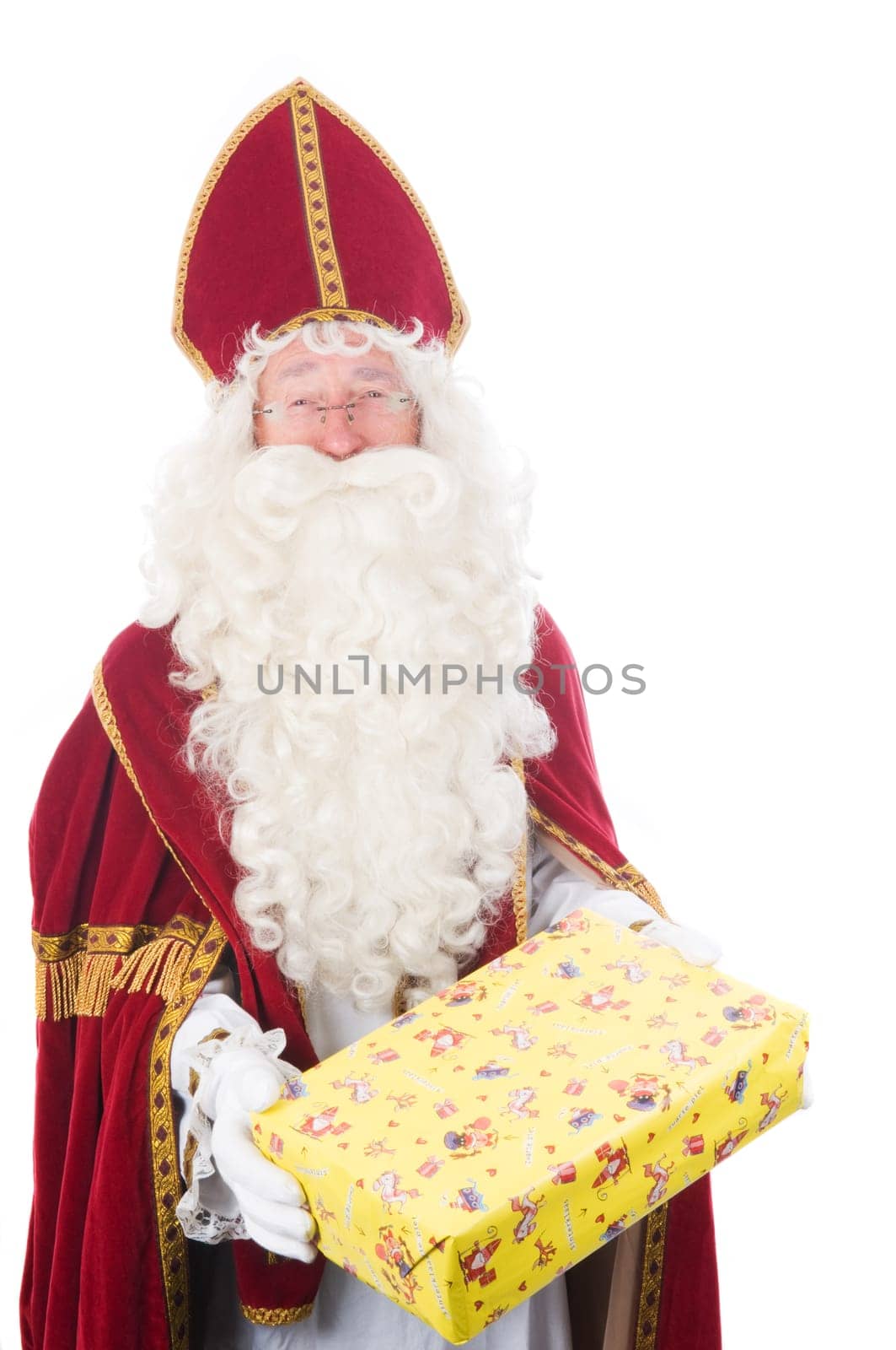 Portrait of Sinterklaas, a Dutch tradition which is celebrated at December 5th.