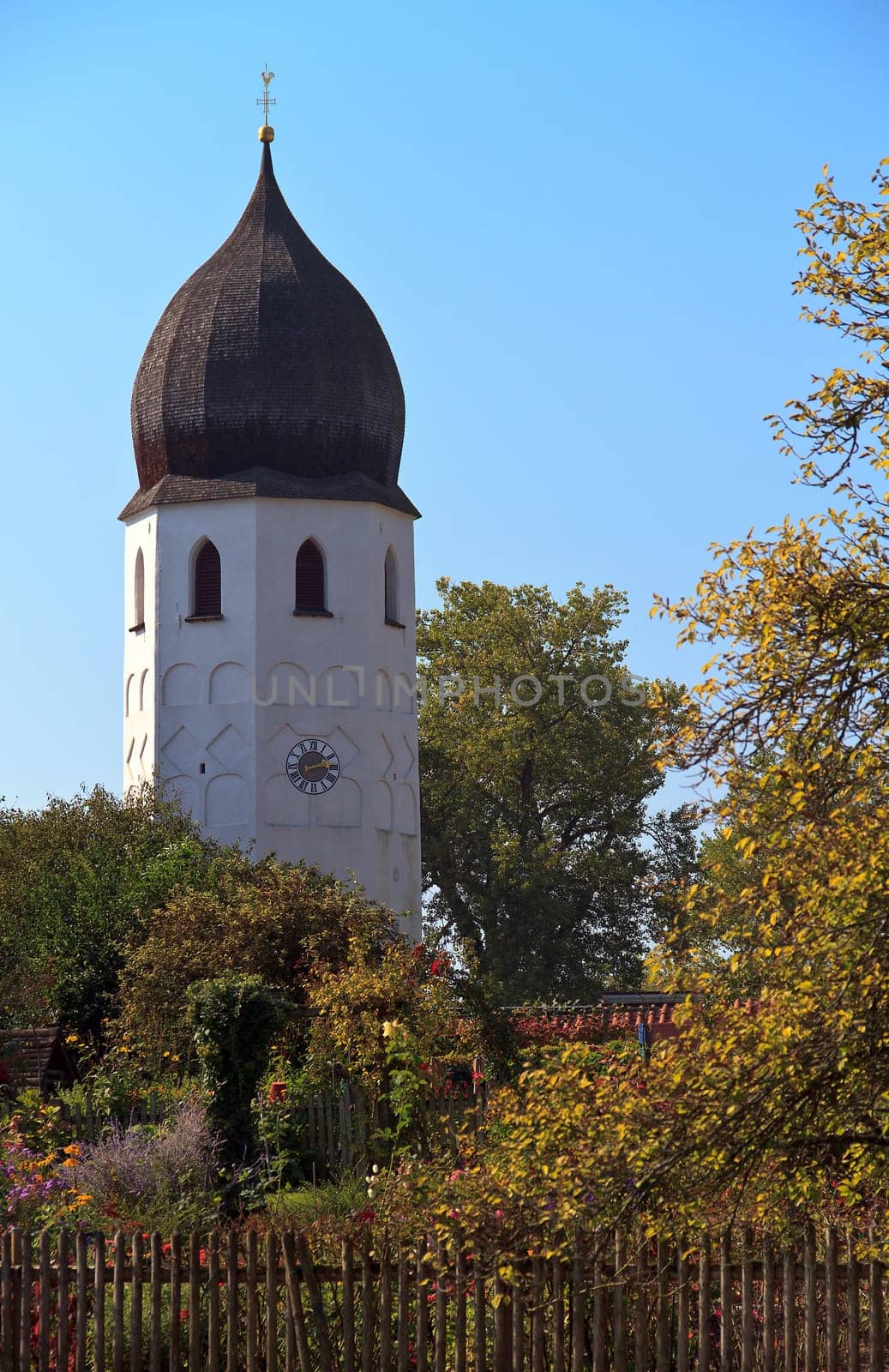 Monastery church on Lake Frauenchiemsee