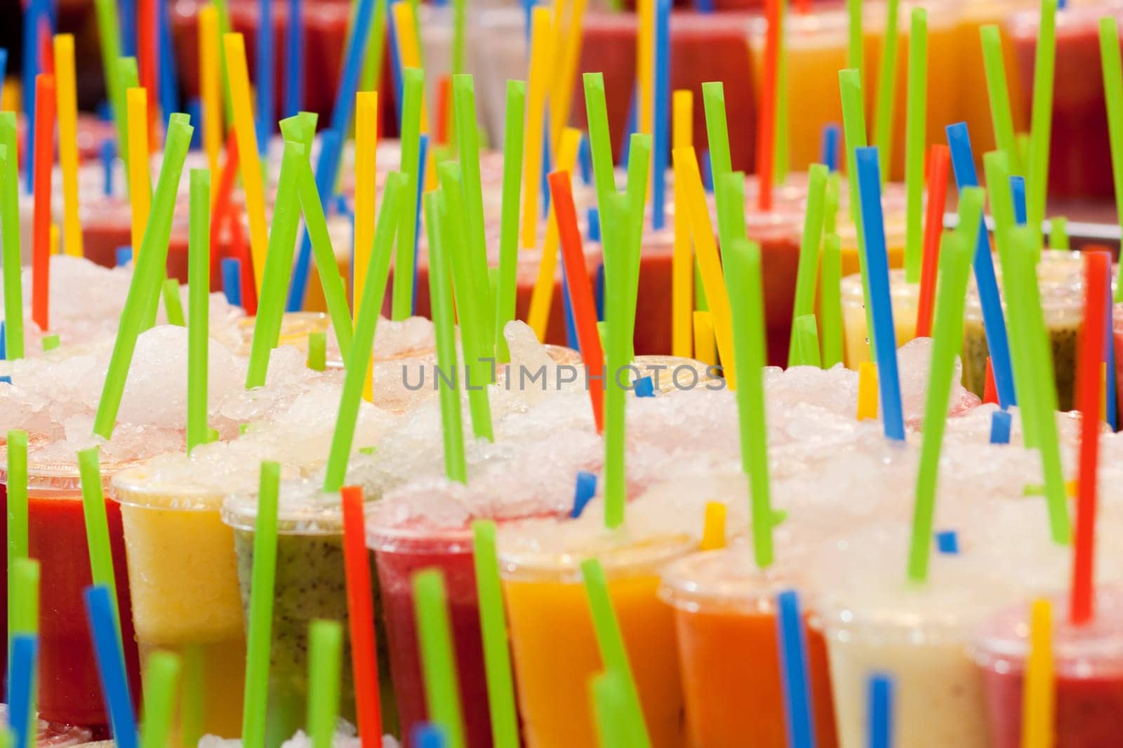 Fresh fruit juices - Boqueria Market, Barcelona