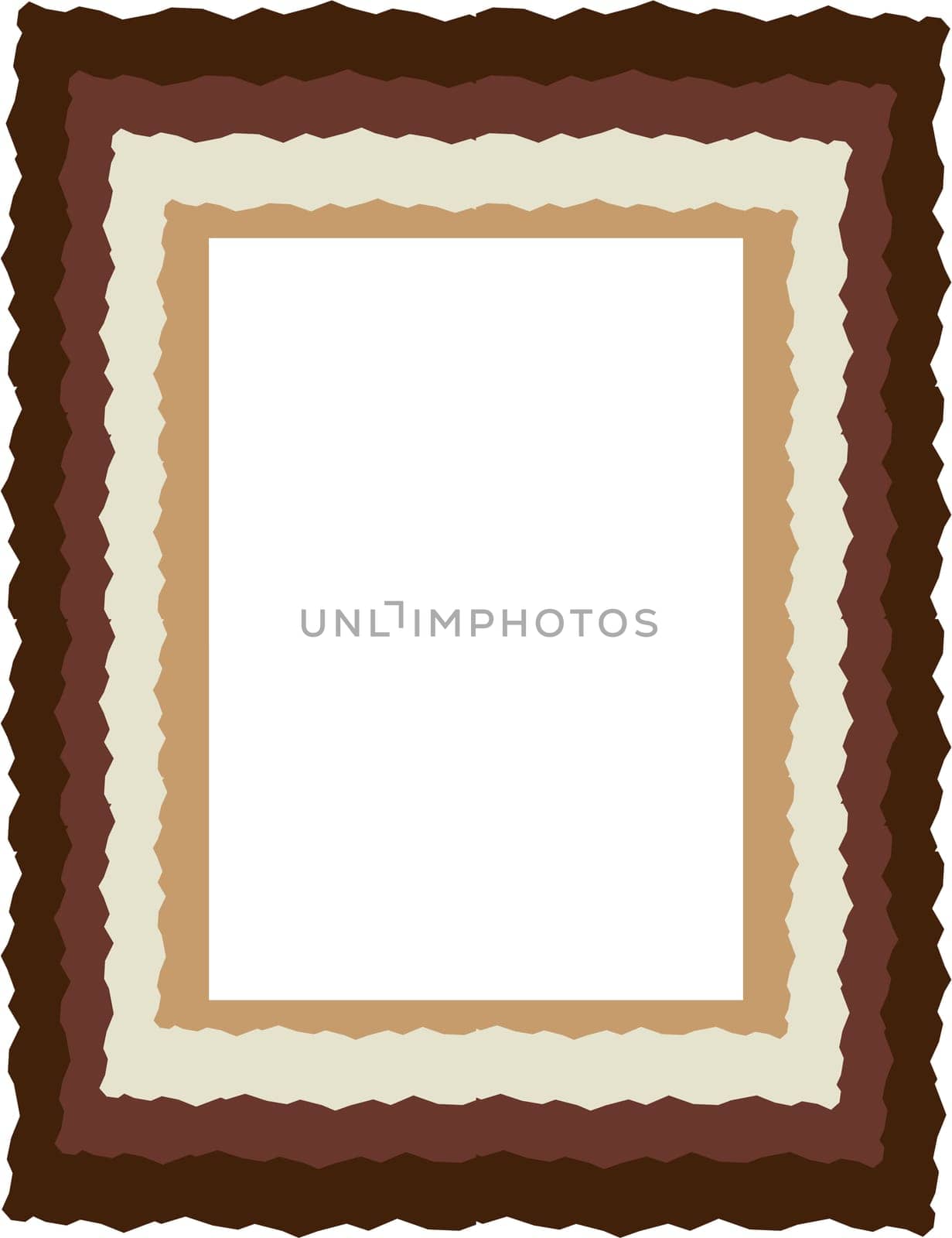 cartoon style graphic frames or borders