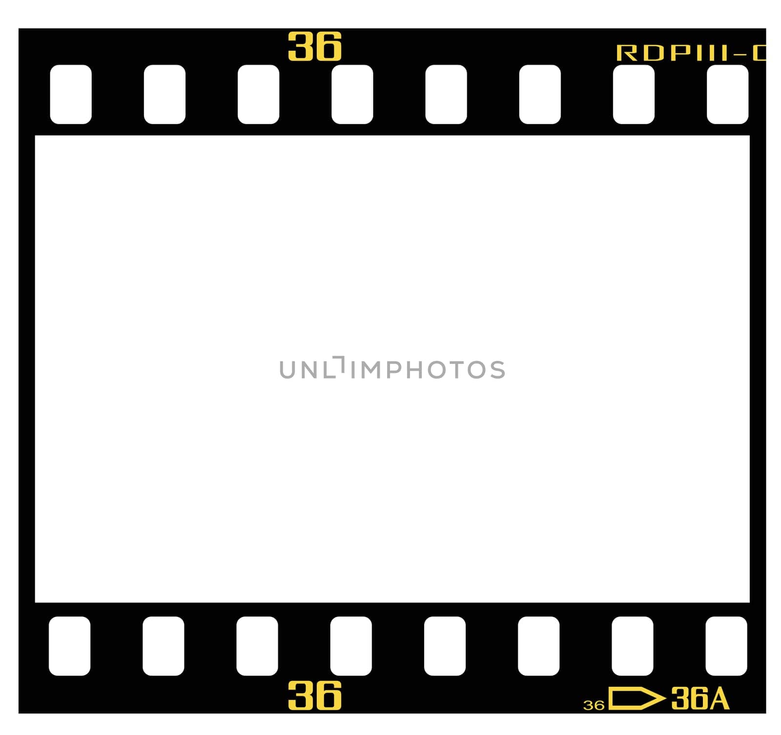 35mm slide/positive frame, with details and accurate dimension.
