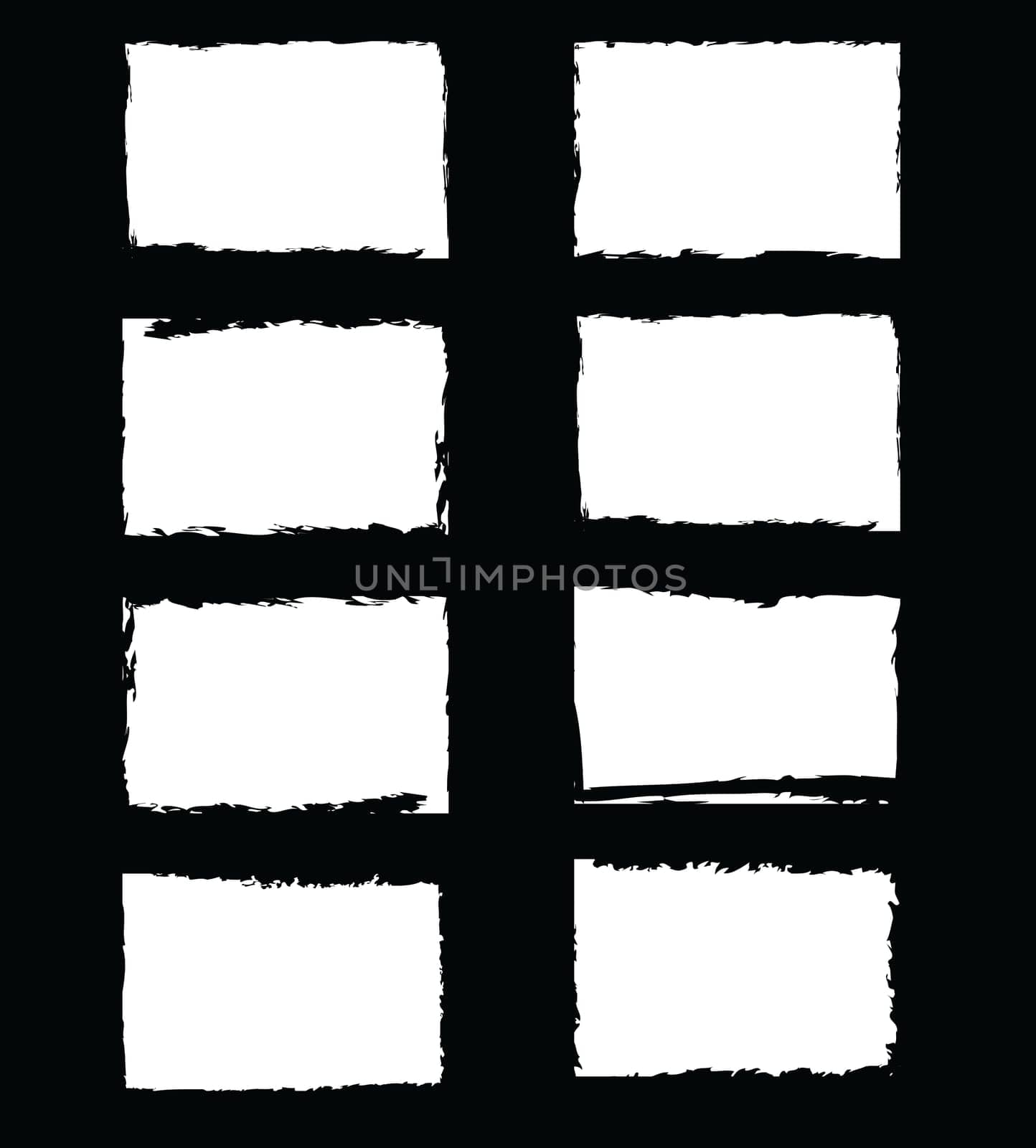 grunge borders, frames, for image or photo. vector format.
