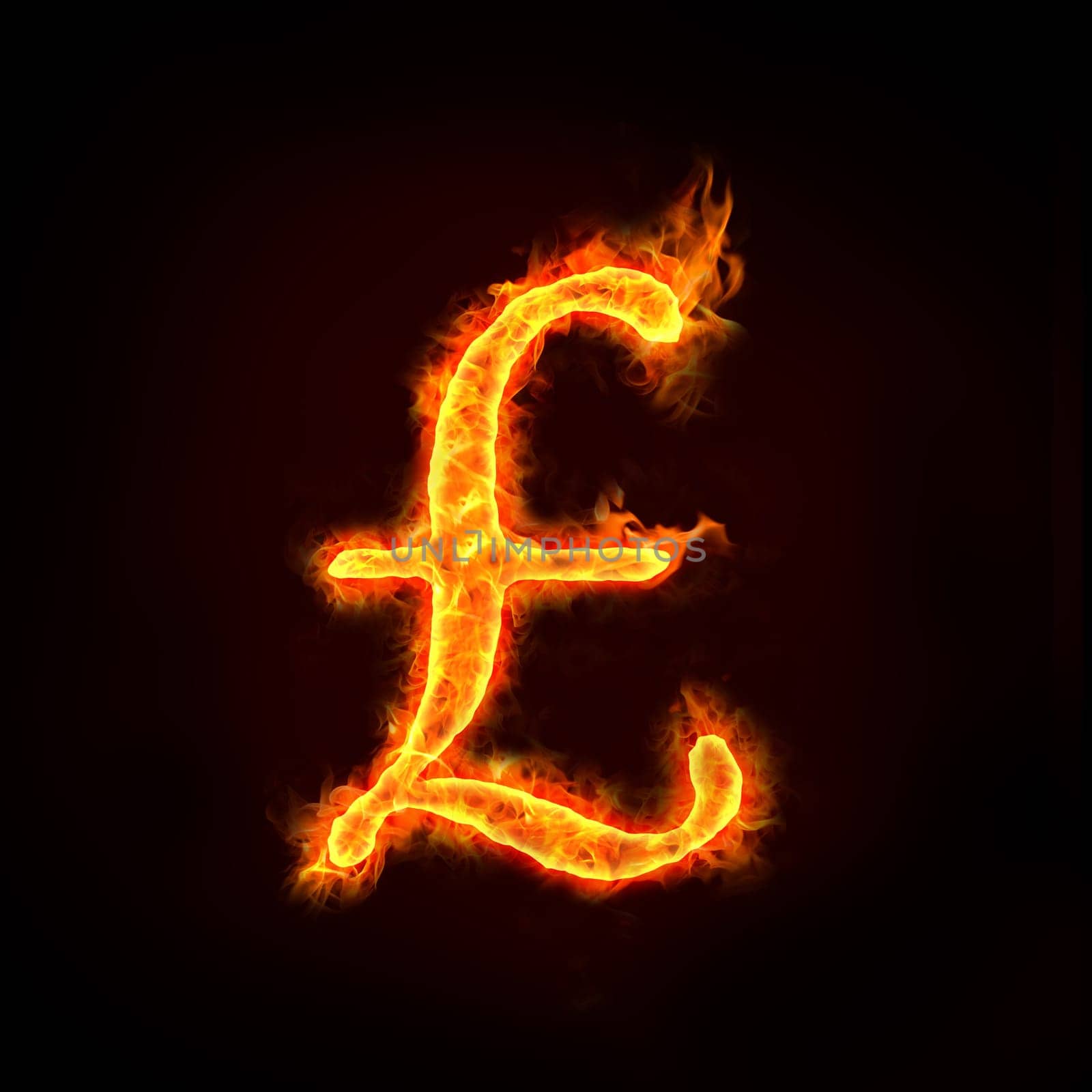 Pounds sign in flames, check my profile for fire series.