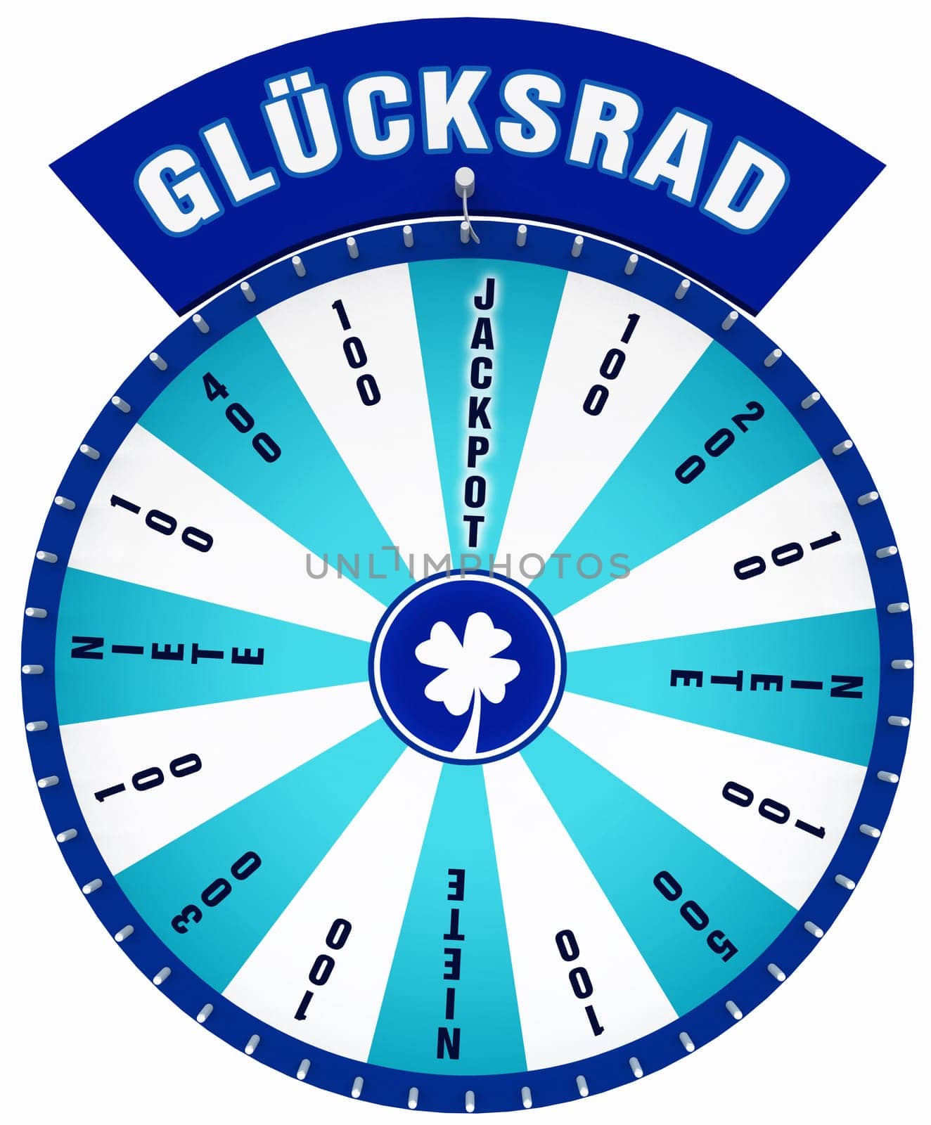 Wheel of Fortune - Insulated blue cyan