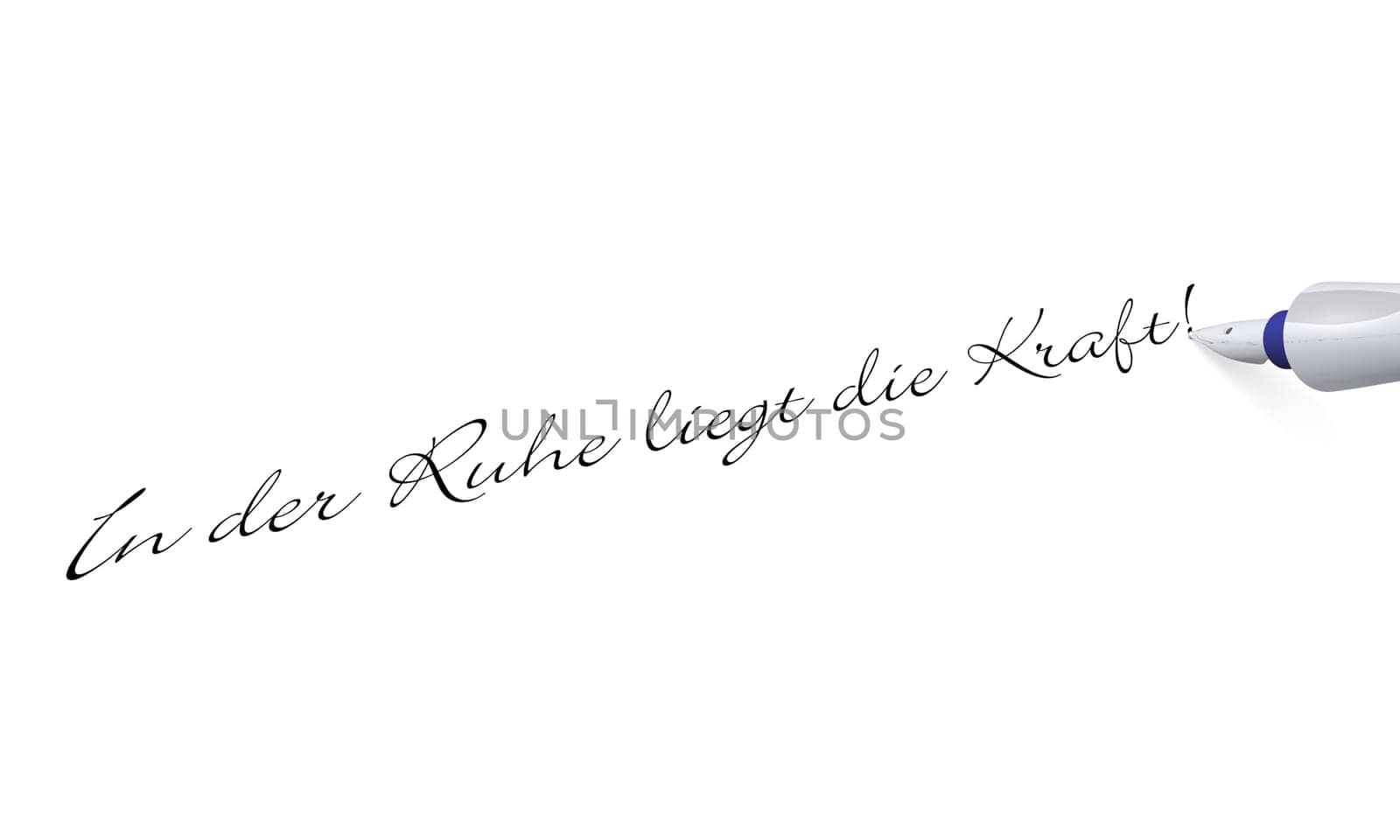 Pen Concept - Strength lies in tranquility