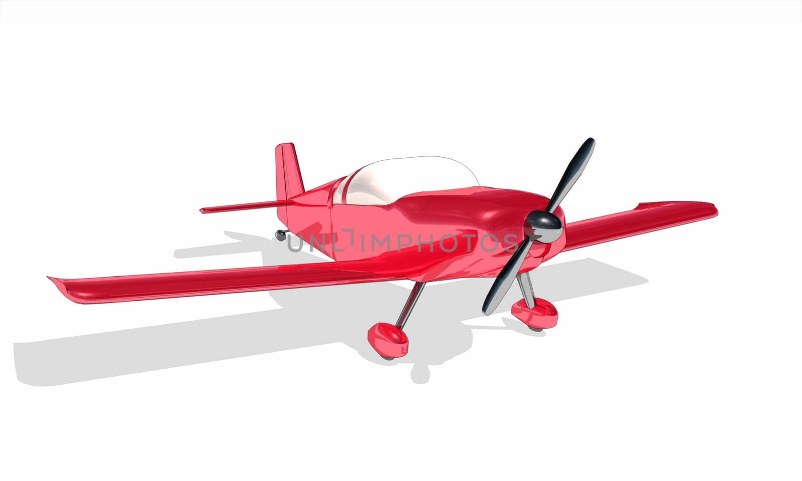 Clipart - Red Airplane
