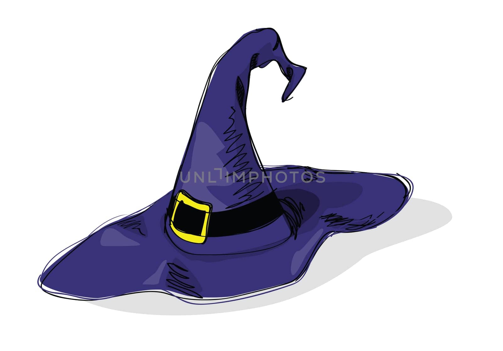 witch hat, a symbol of witch.