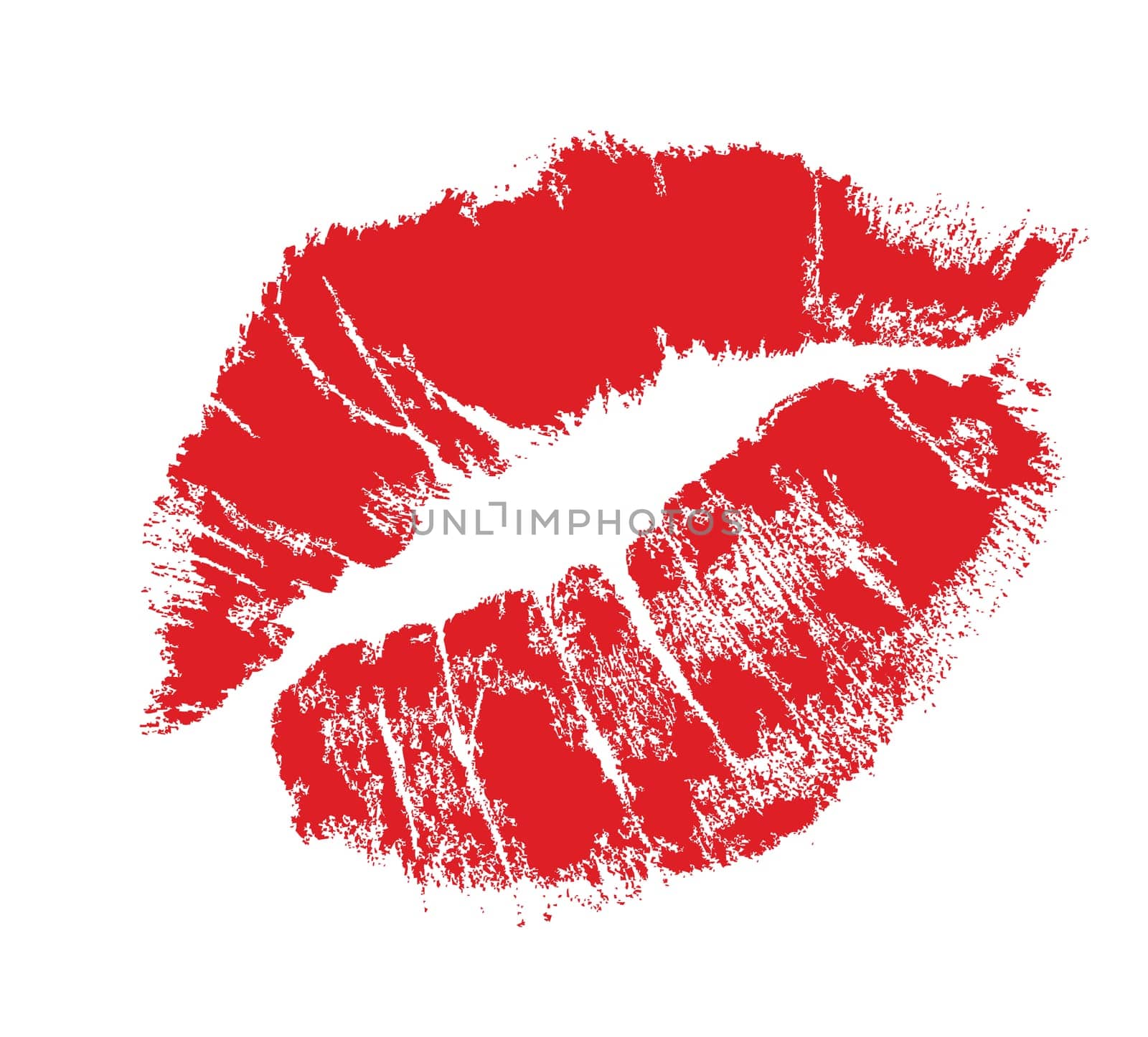 realistic lip mark in jpg and vector form, carefully transferred. isolated on white background.