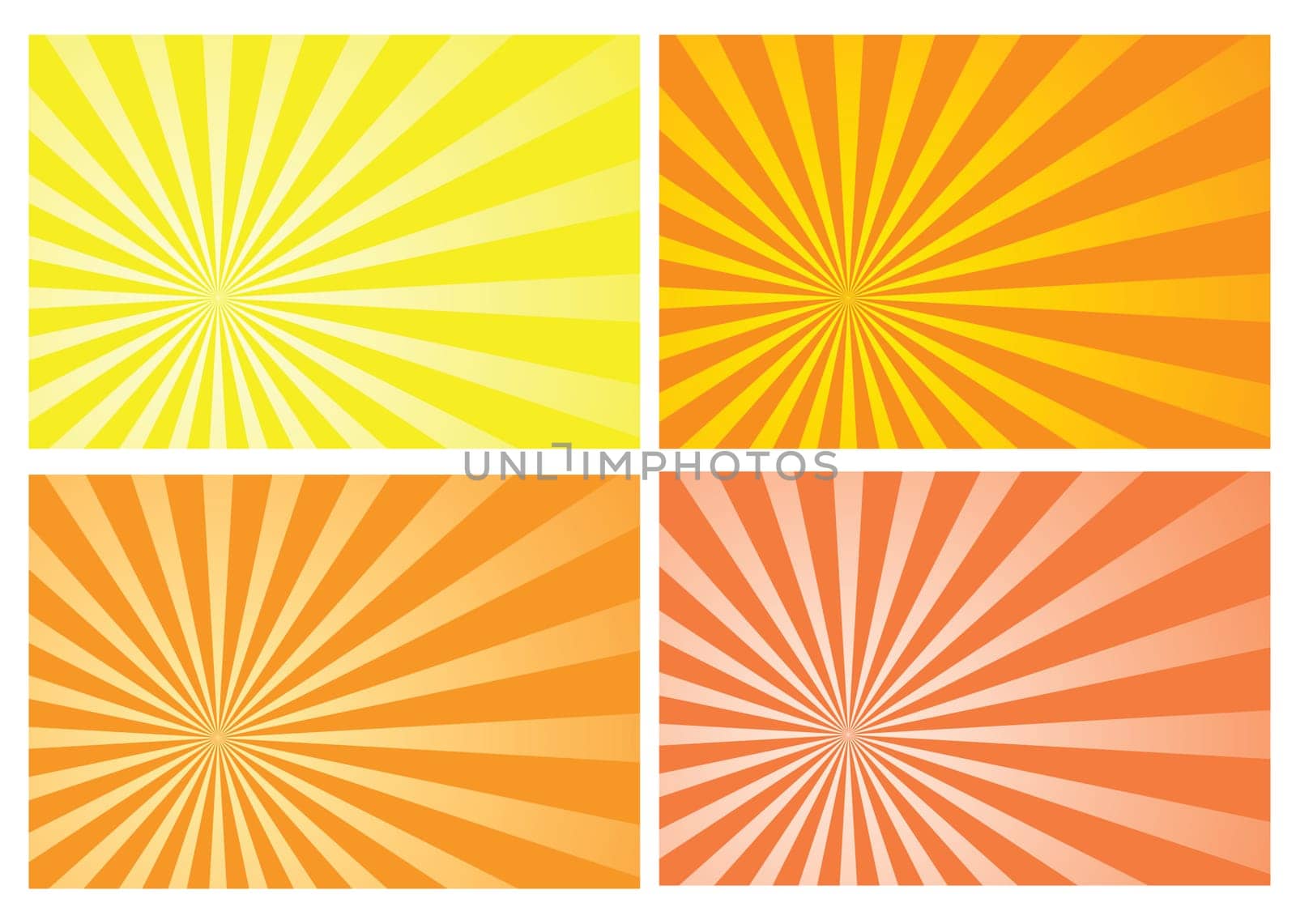 yellow and orange burst rays background, eps10 format, preserve transparency and opacity mask for easy color changing, position of the burst and fading effects. A clipping mask is used.