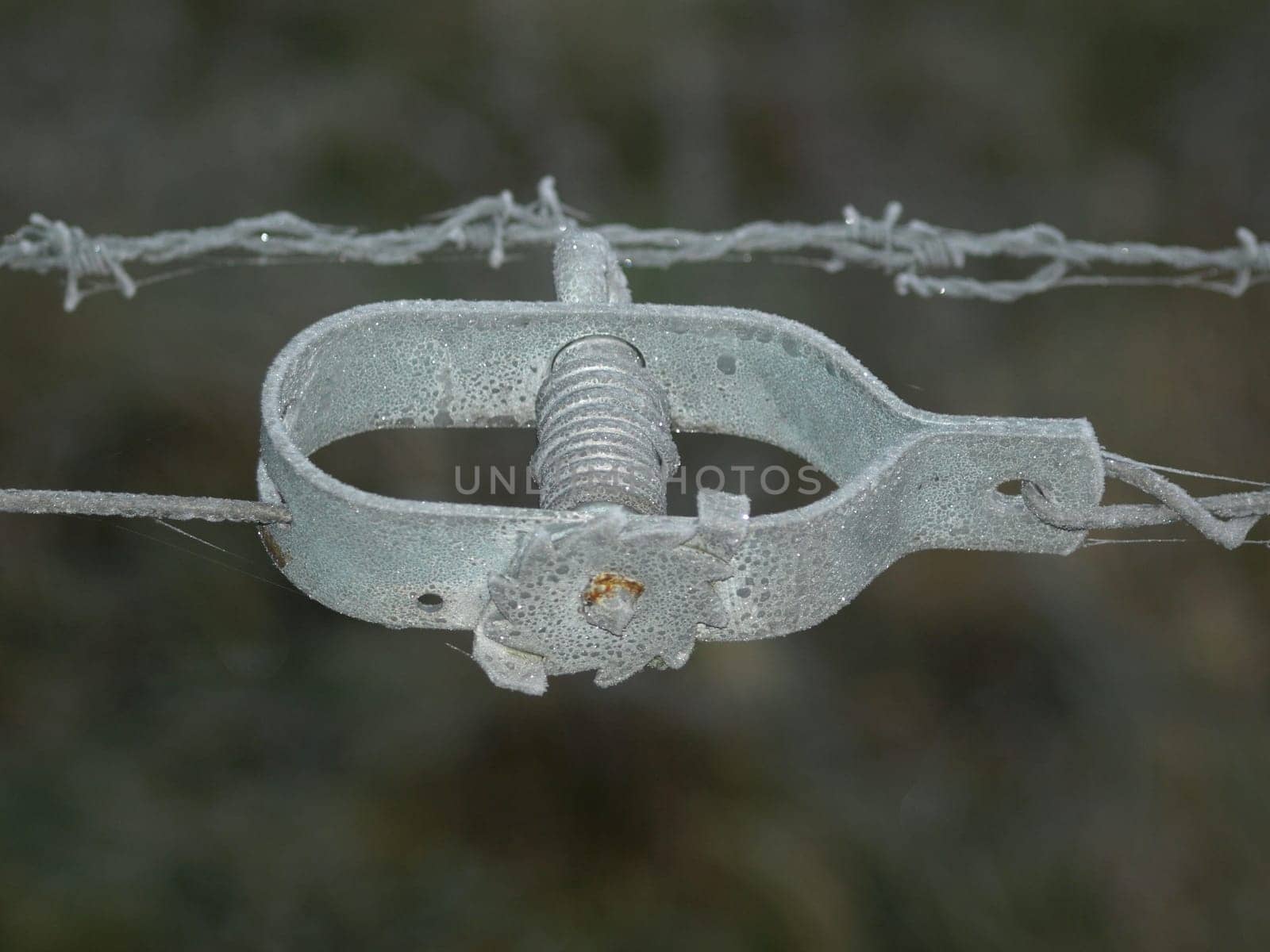 Barbed wire turnbuckle