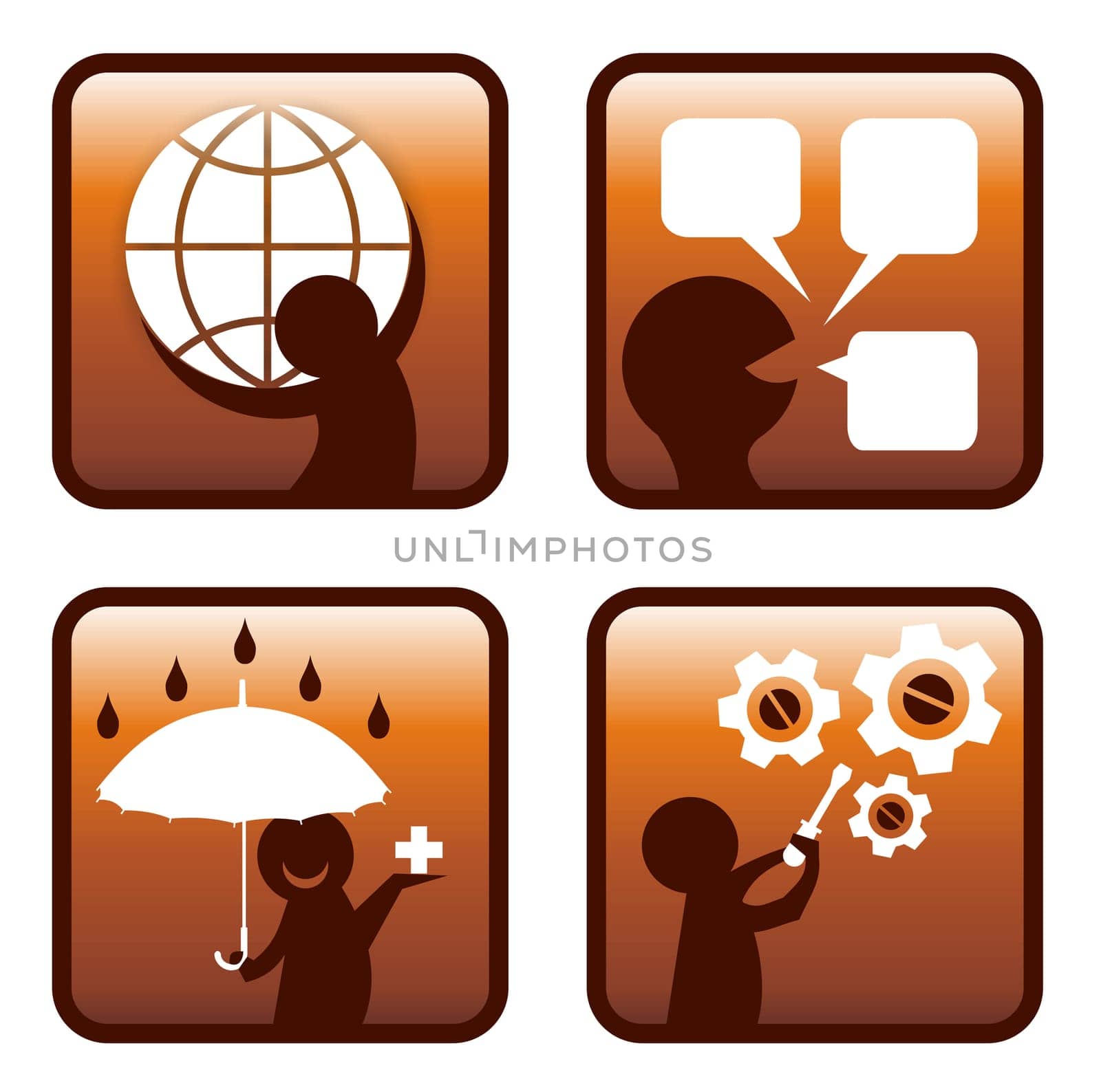 A Global Business Abstract Background Pattern Texture. Vector available