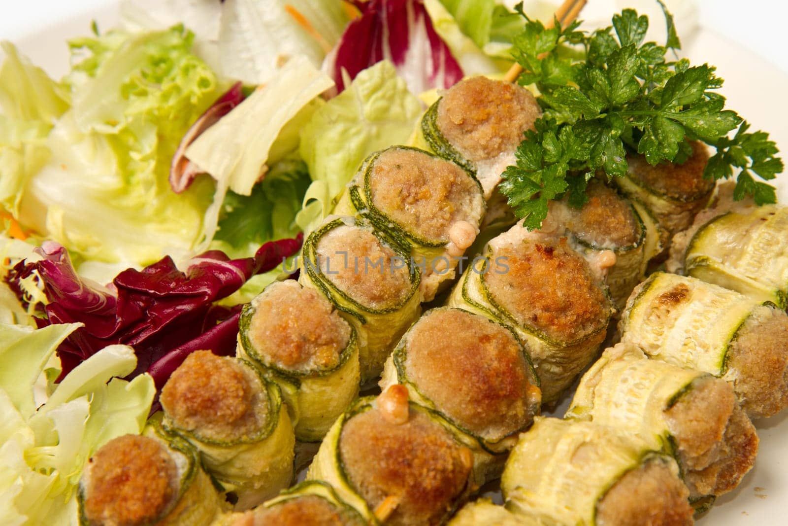 stuffed zucchini with meat