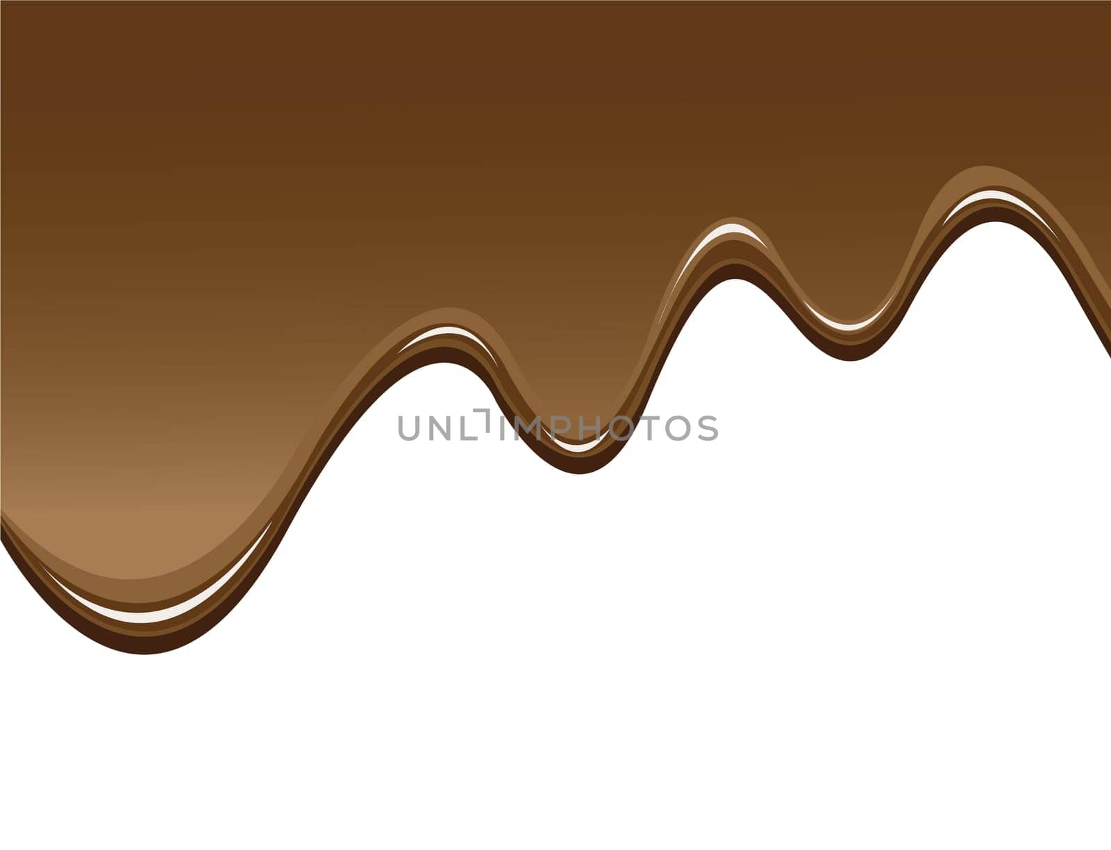 chocolate background to illustrate melted chocolate