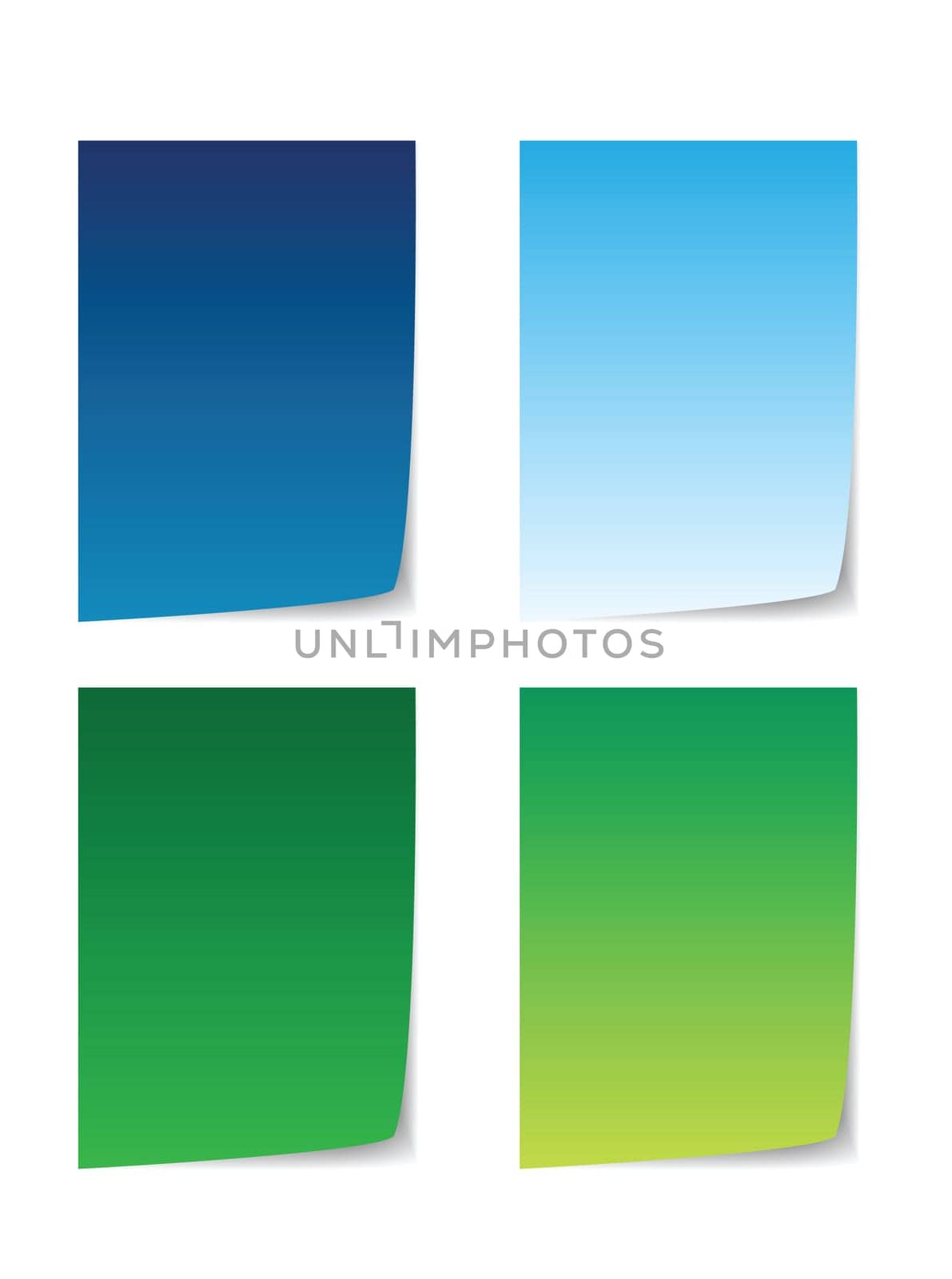 colorful paper for message