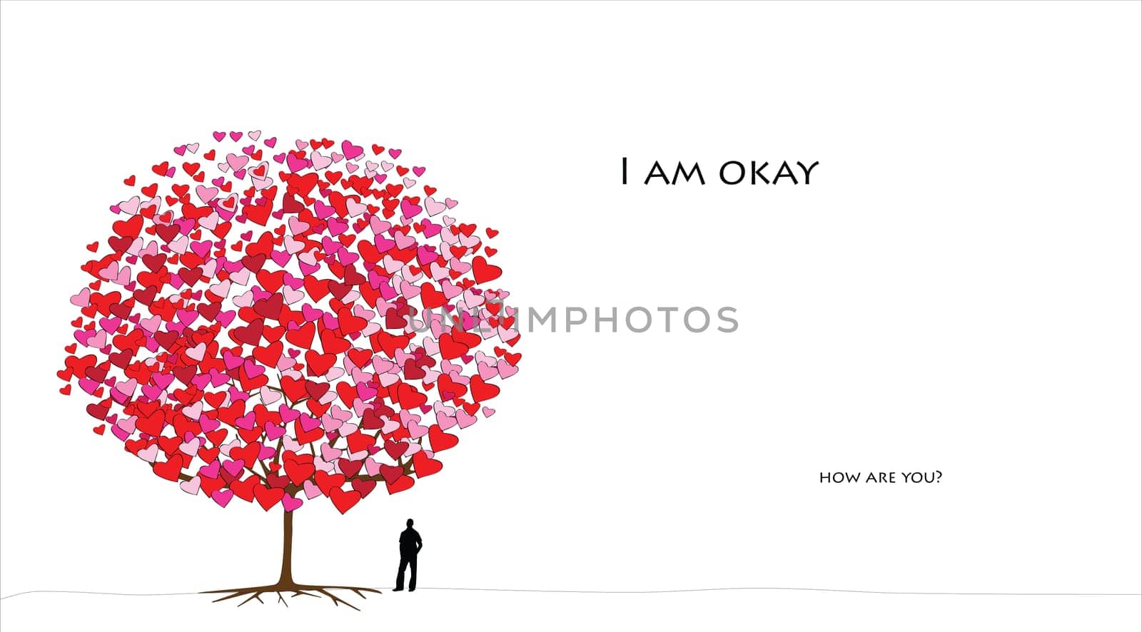 love tree series, card design for valentine&#039 s day - 05 of 06