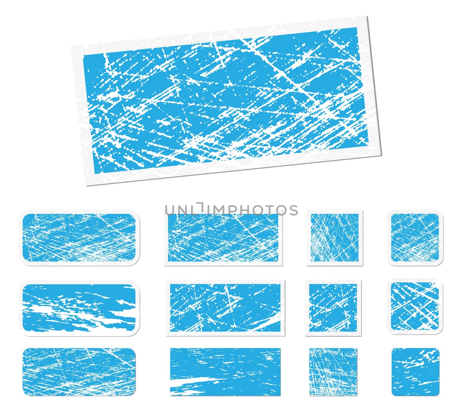 grunge sticker label, for message or price tag